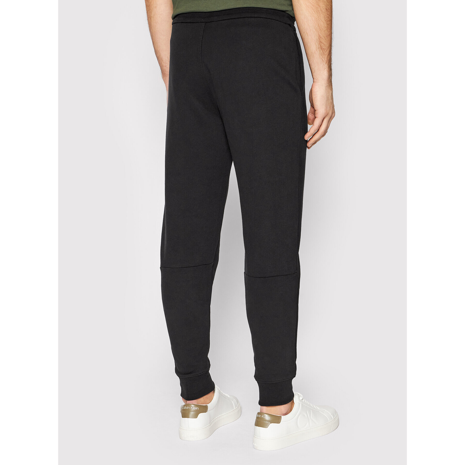 Calvin Klein Pantaloni trening Small Logo K10K107954 Negru Regular Fit - Pled.ro