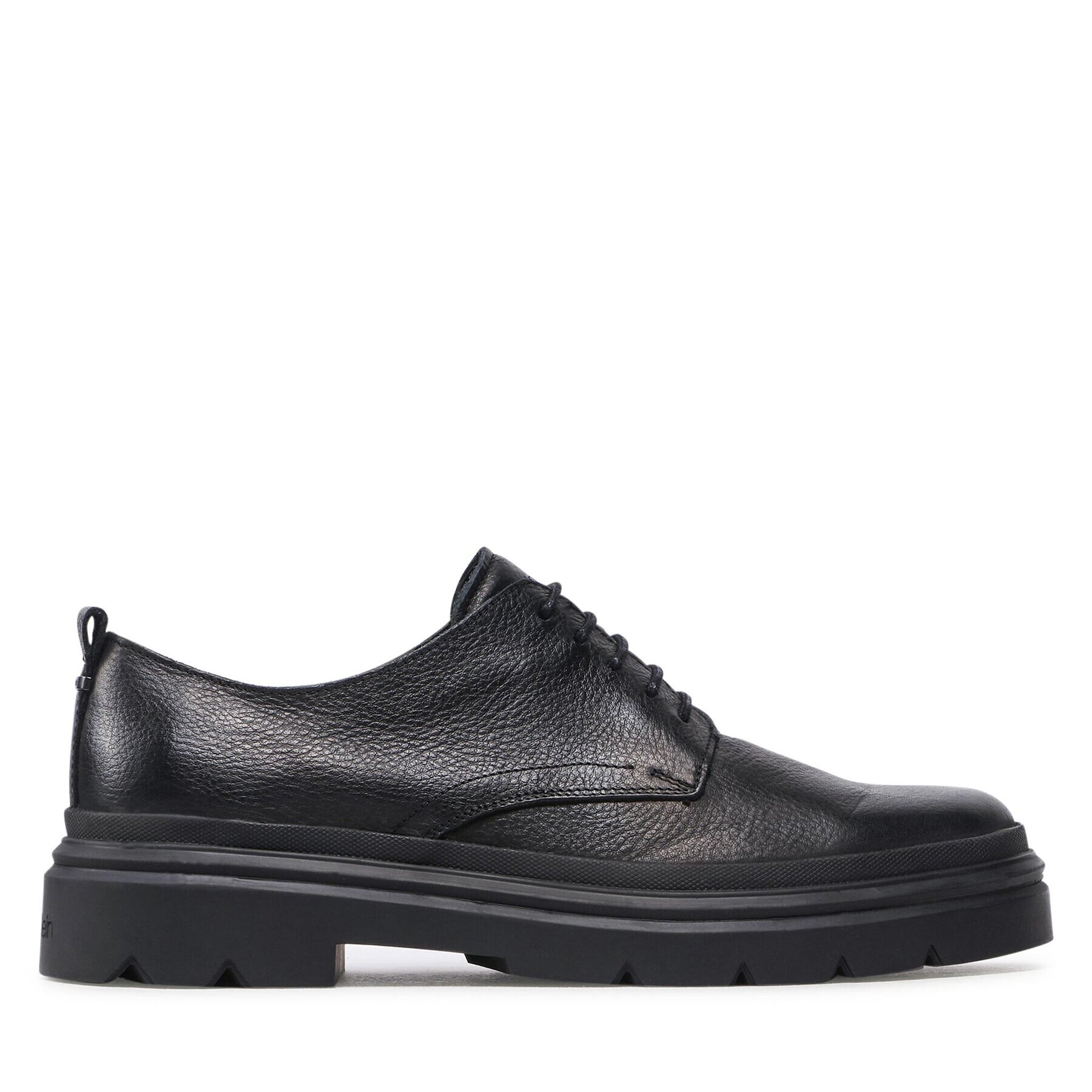 Calvin Klein Pantofi Lace Up Derby HM0HM00662 Negru - Pled.ro