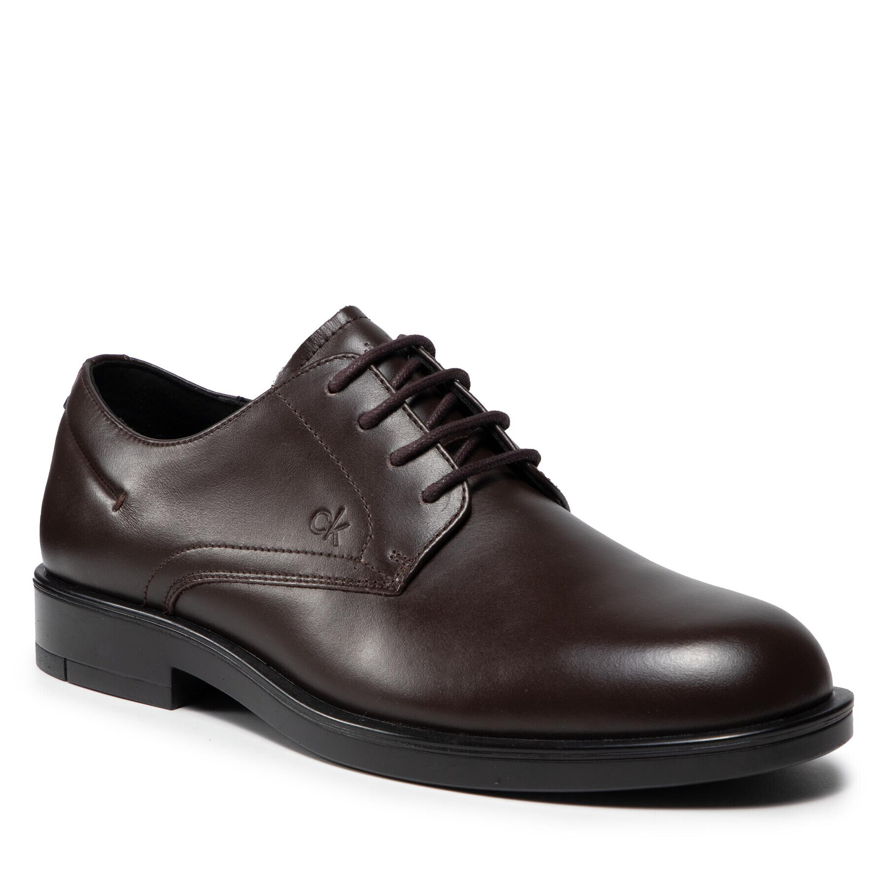 Calvin Klein Pantofi Lace Up Derby Sm HM0HM00305 Maro - Pled.ro