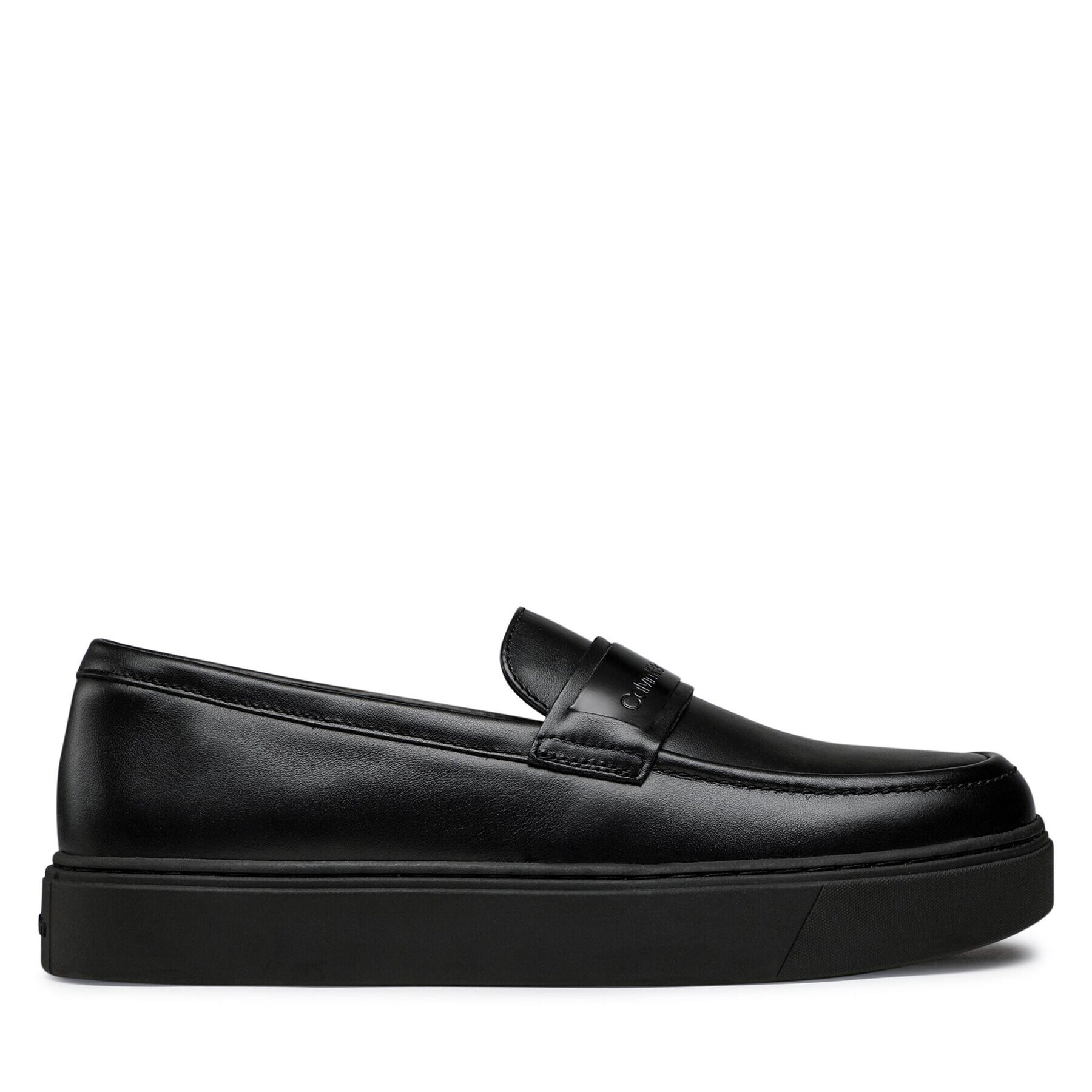 Calvin Klein Pantofi Low Top Moc Hybrid Lth HM0HM00990 Negru - Pled.ro