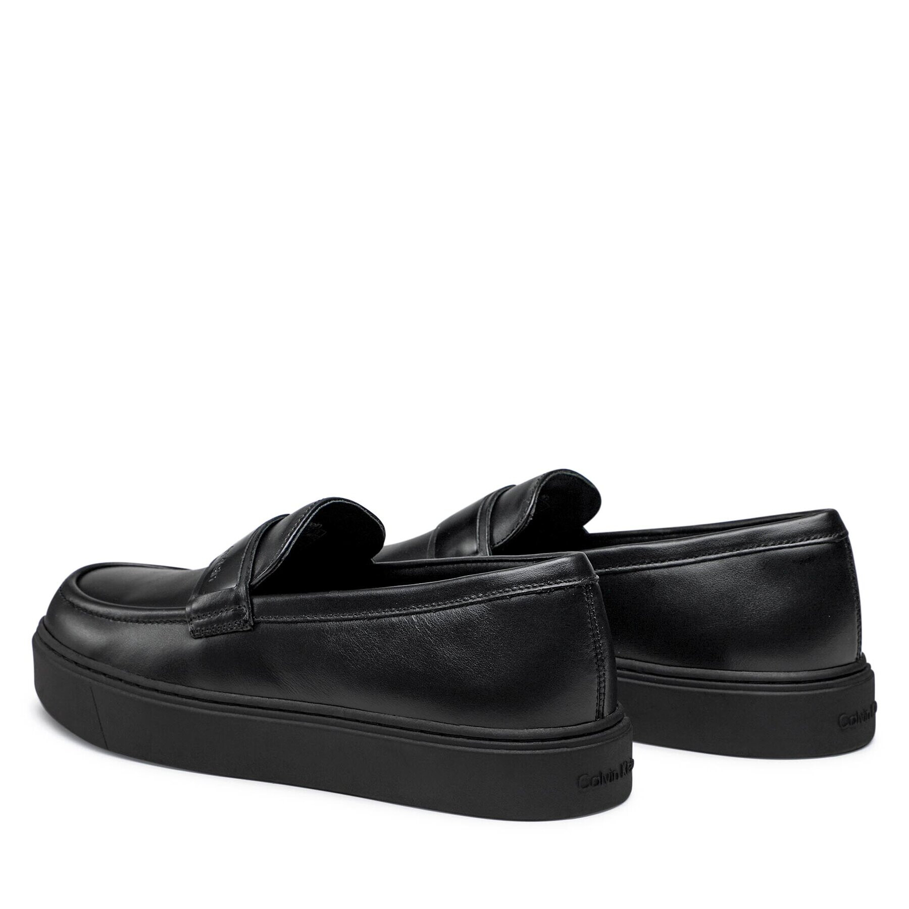 Calvin Klein Pantofi Low Top Moc Hybrid Lth HM0HM00990 Negru - Pled.ro