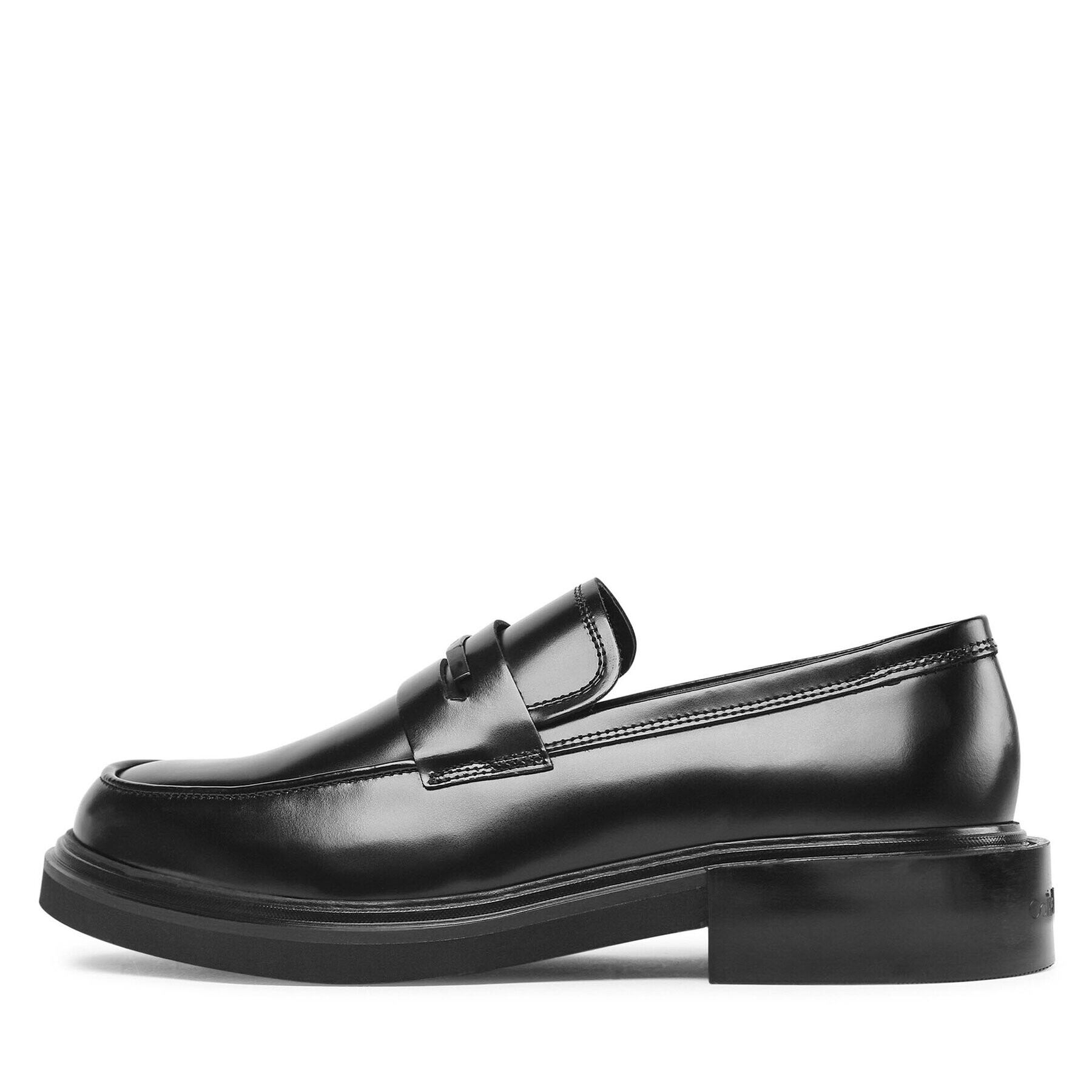 Calvin Klein Pantofi Maccasin Hardware HM0HM00968 Negru - Pled.ro