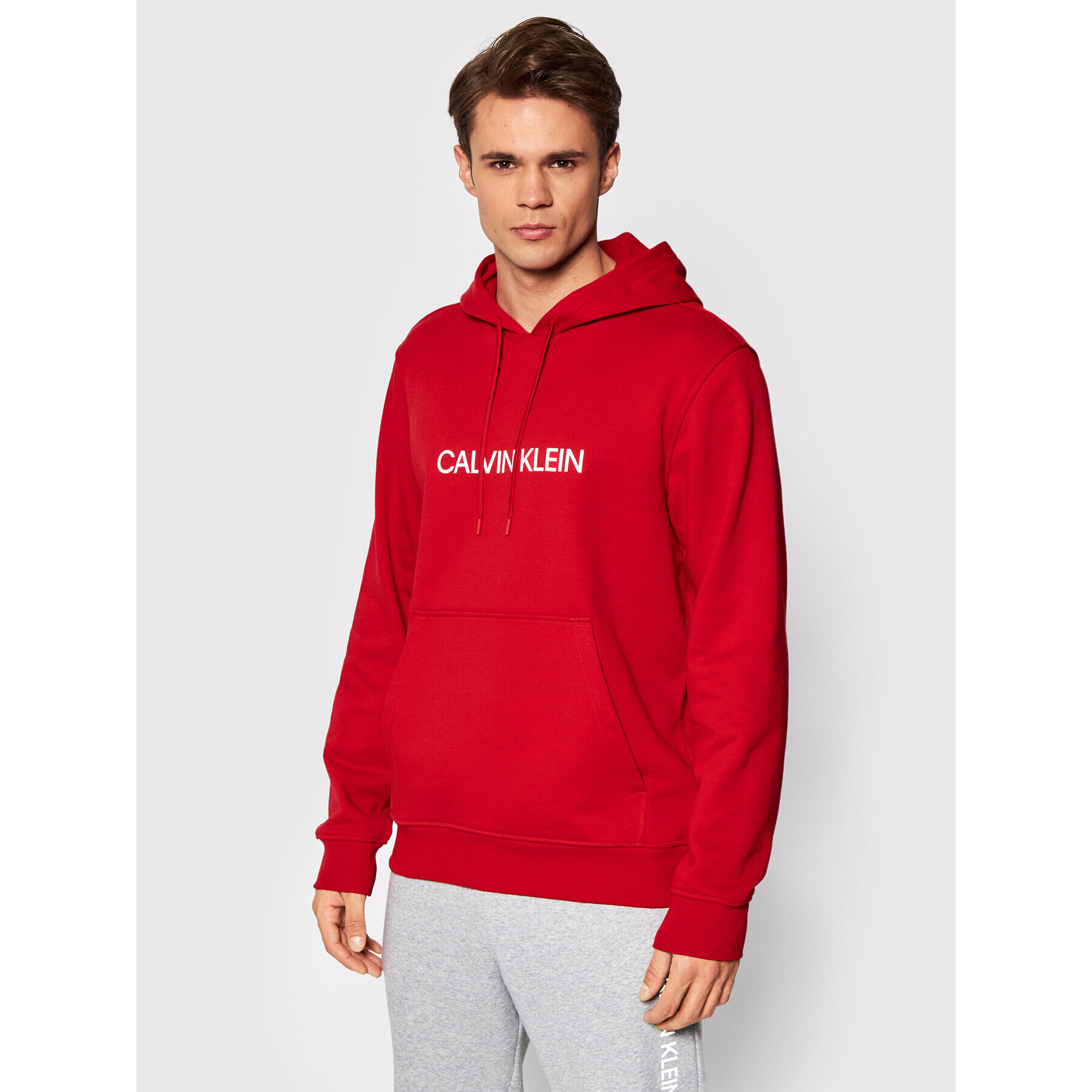 Calvin Klein Performance Bluză 00GMF1W304 Roșu Regular Fit - Pled.ro