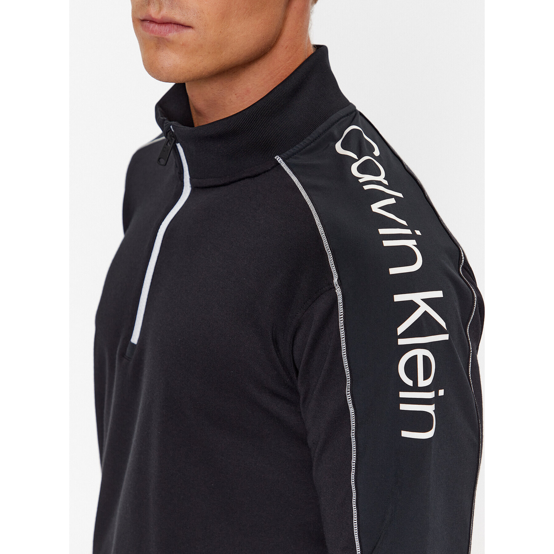 Calvin Klein Performance Bluză 00GMF3K209 Negru Regular Fit - Pled.ro