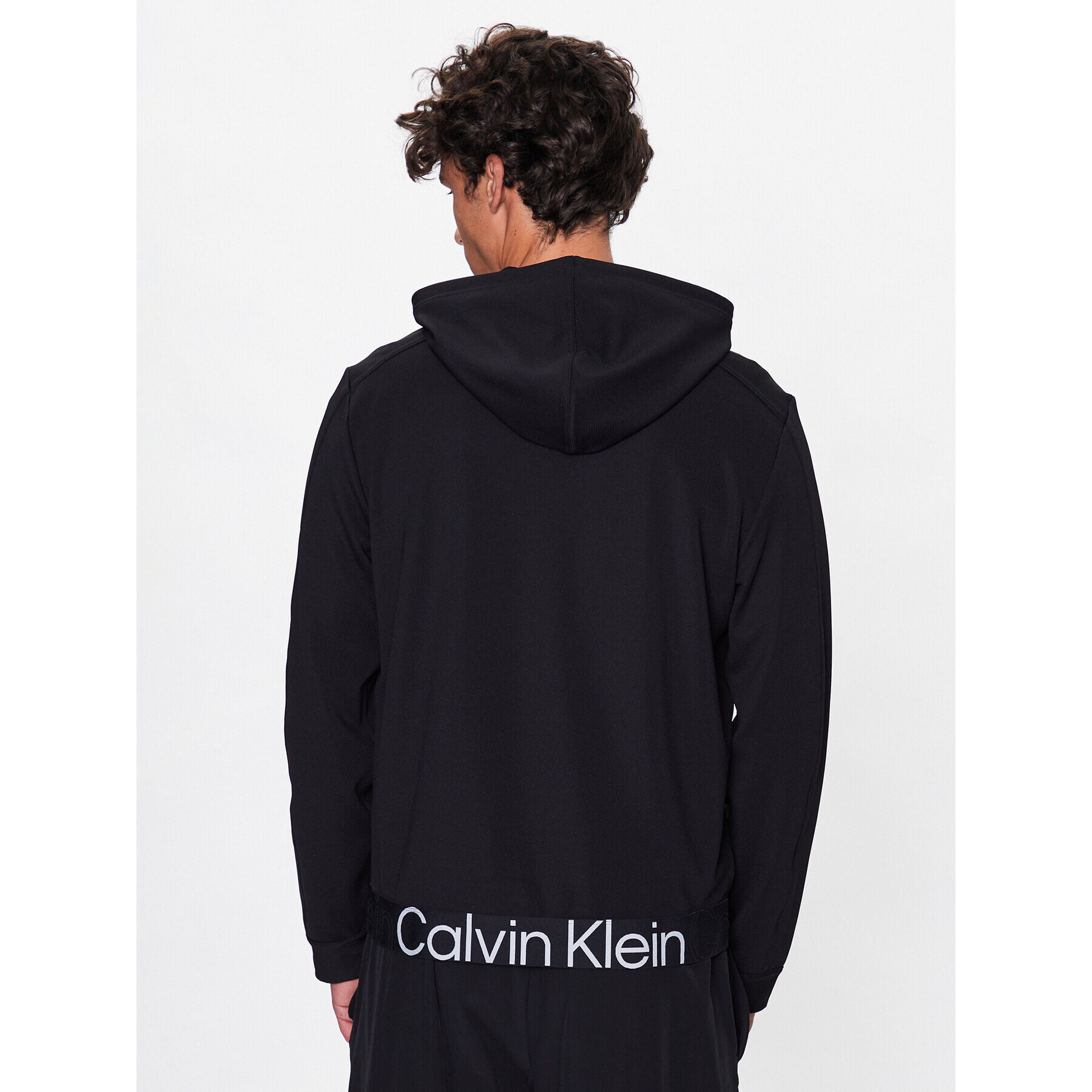 Calvin Klein Performance Bluză 00GMS3W301 Negru Regular Fit - Pled.ro