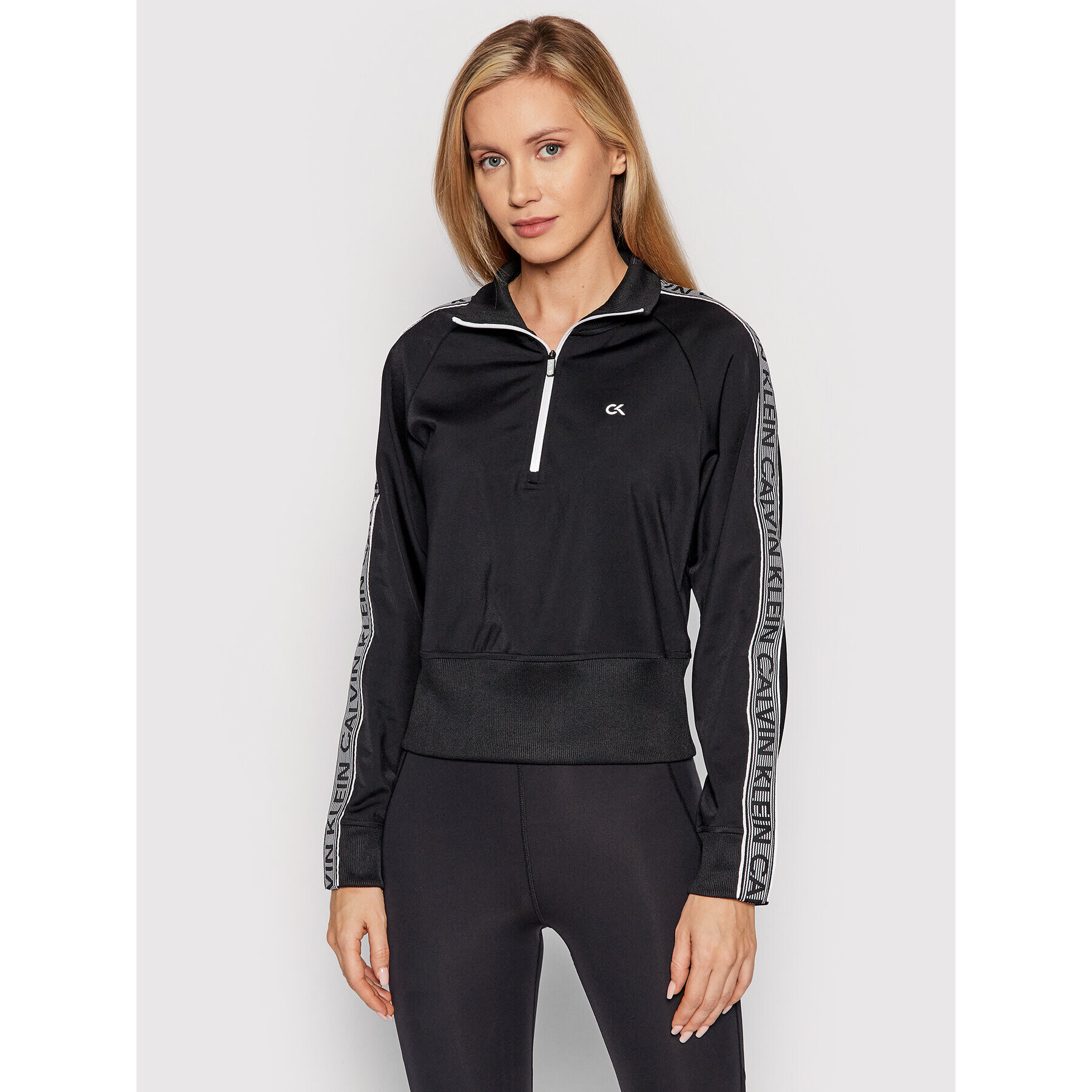 Calvin Klein Performance Bluză 00GWF1W303 Negru Regular Fit - Pled.ro