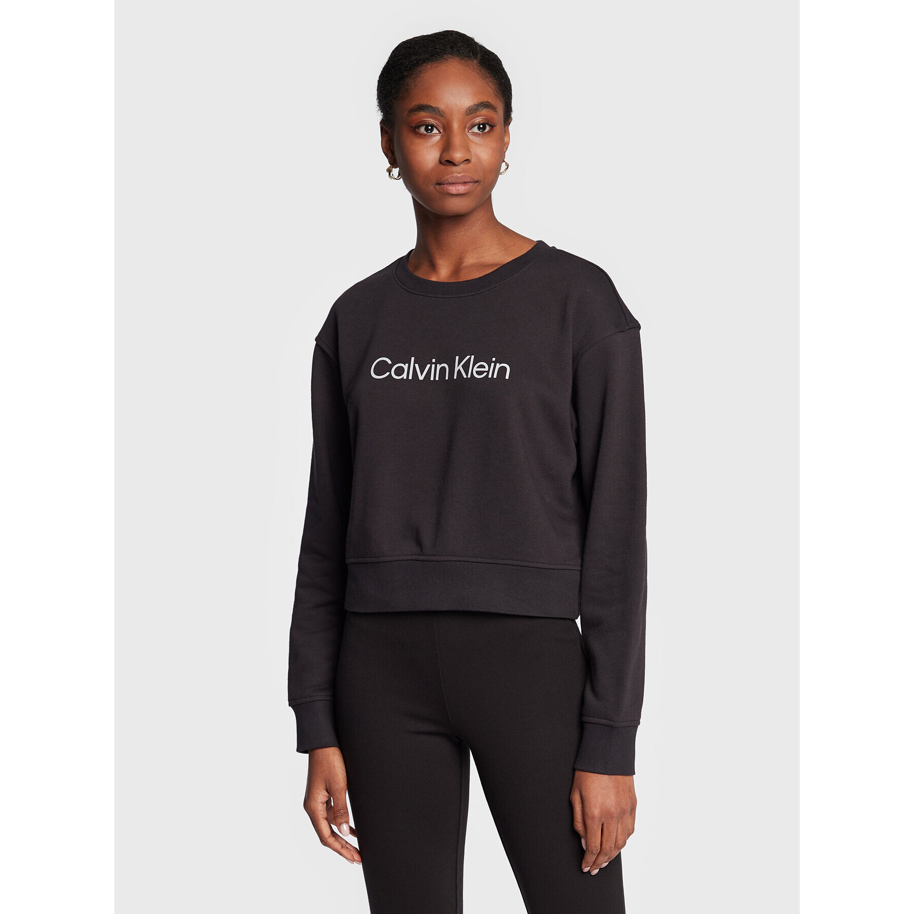 Calvin Klein Performance Bluză 00GWS2W312 Negru Regular Fit - Pled.ro