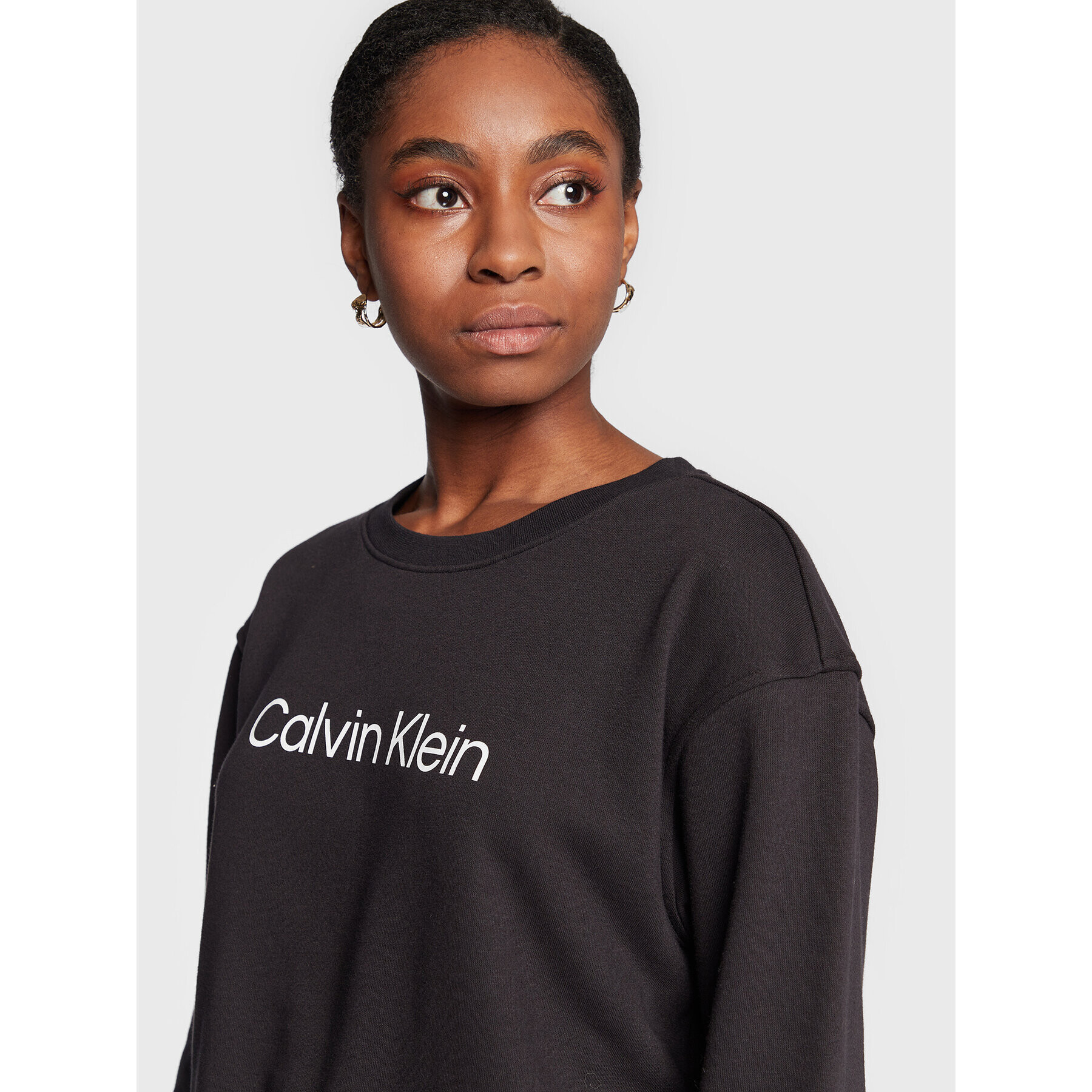 Calvin Klein Performance Bluză 00GWS2W312 Negru Regular Fit - Pled.ro