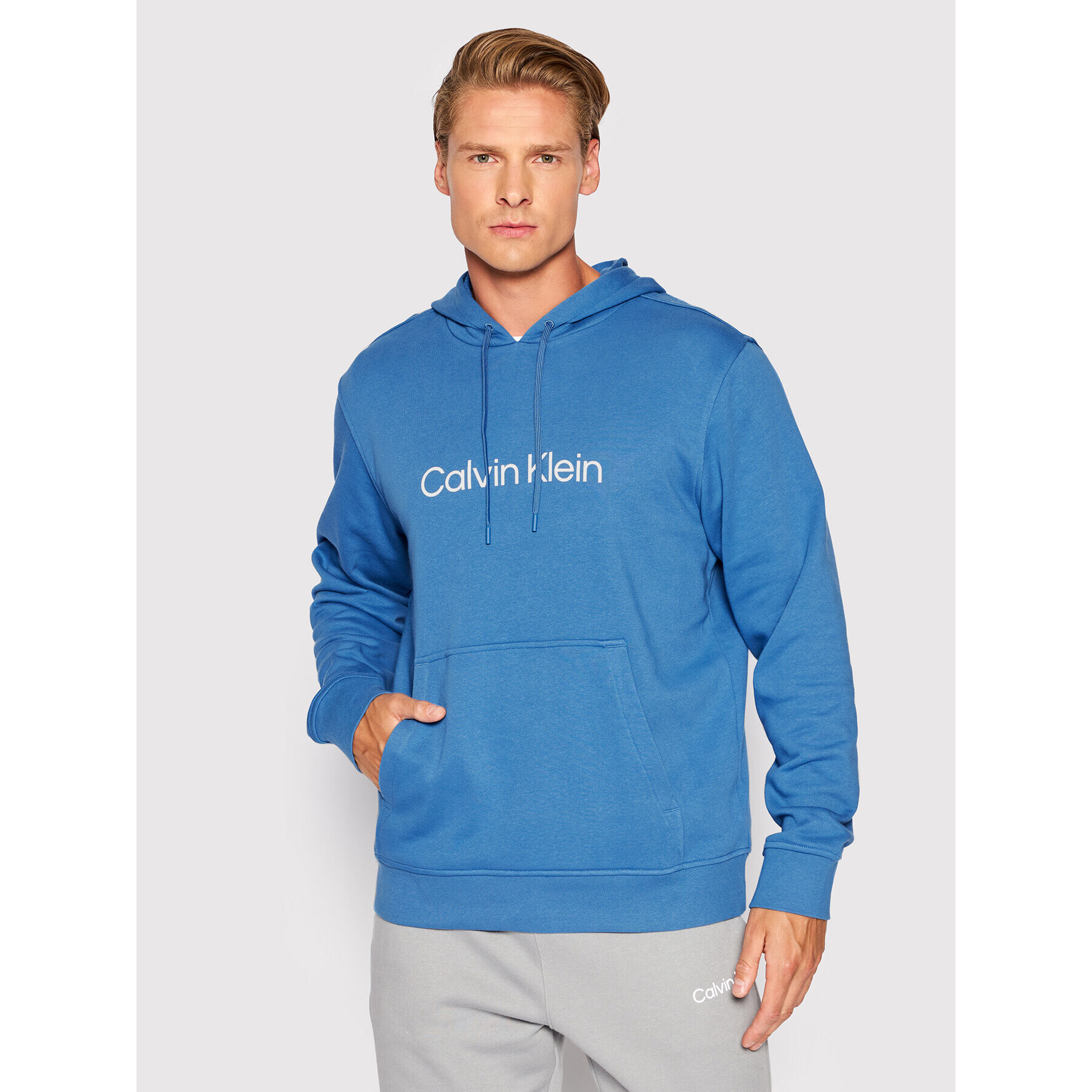 Calvin Klein Performance Bluză 00GMS2W304 Albastru Regular Fit - Pled.ro