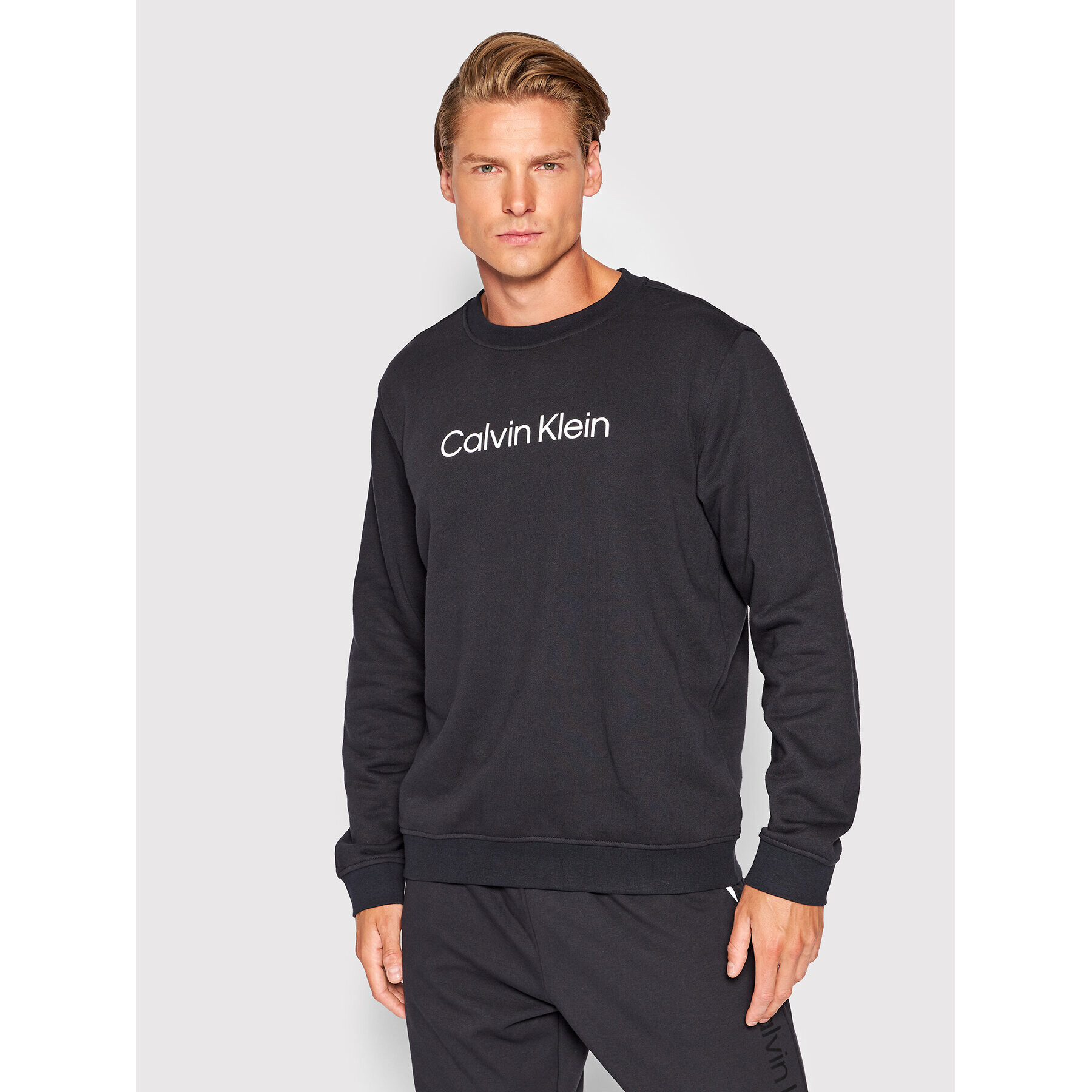 Calvin Klein Performance Bluză 00GMS2W305 Negru Regular Fit - Pled.ro