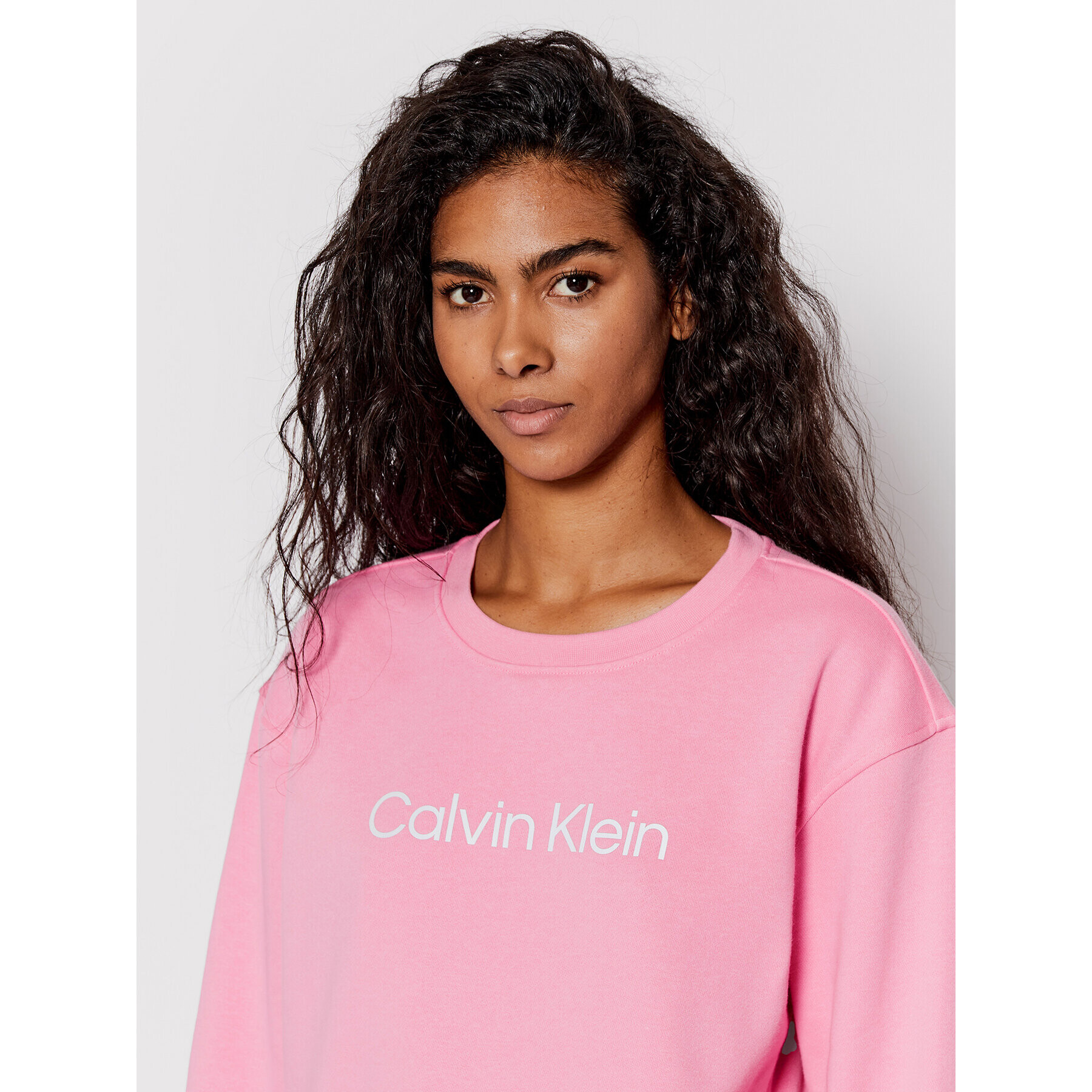 Calvin Klein Performance Bluză 00GWS2W312 Roz Regular Fit - Pled.ro