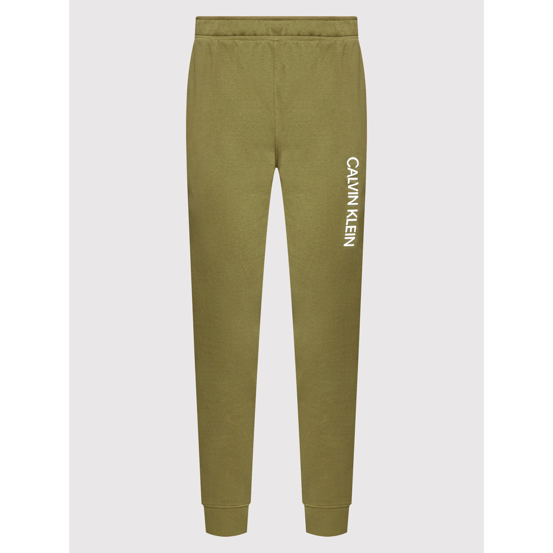 Calvin Klein Performance Pantaloni trening 00GMF1P606 Verde Regular Fit - Pled.ro