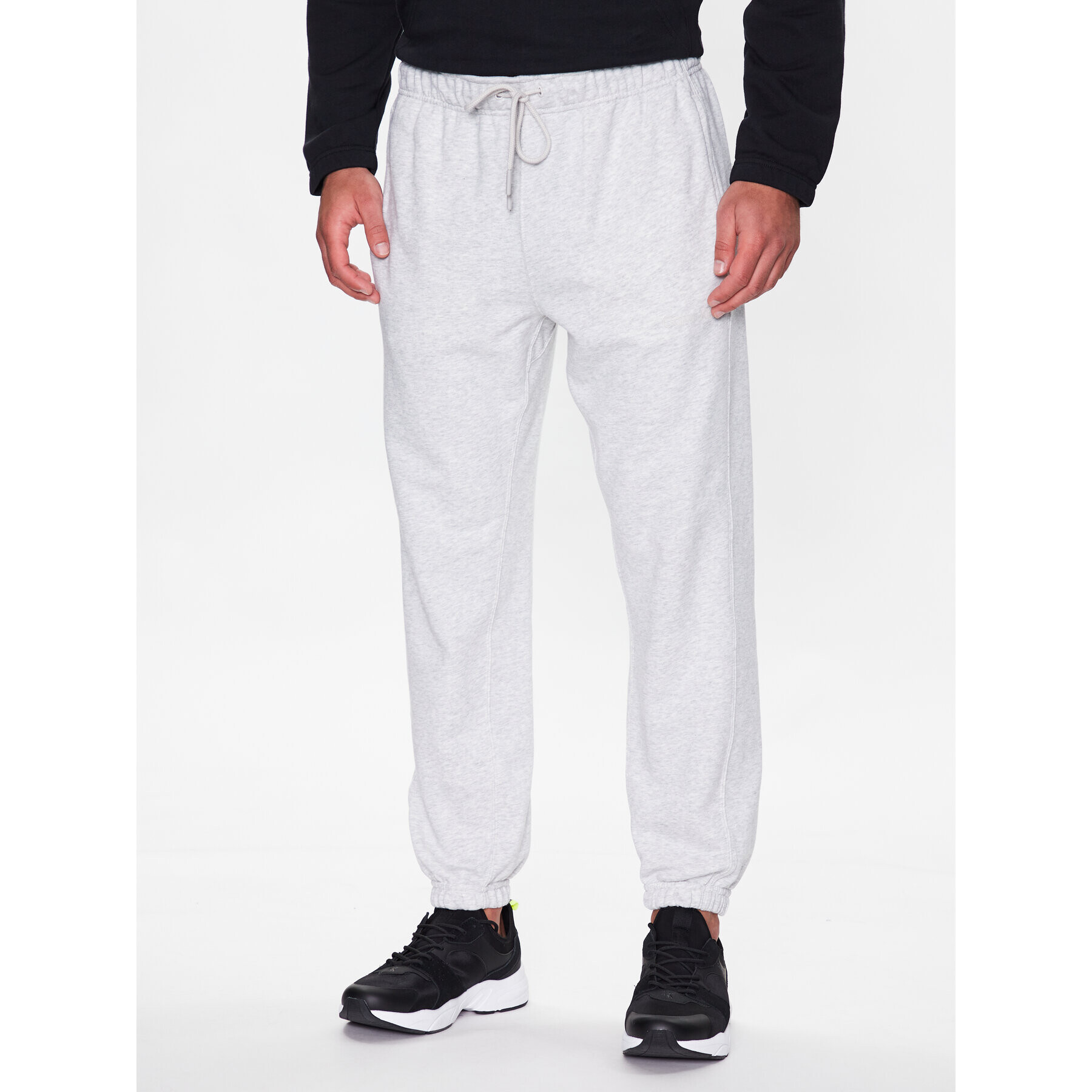 Calvin Klein Performance Pantaloni trening Knitt Pant 00GMS3P604 Gri Relaxed Fit - Pled.ro