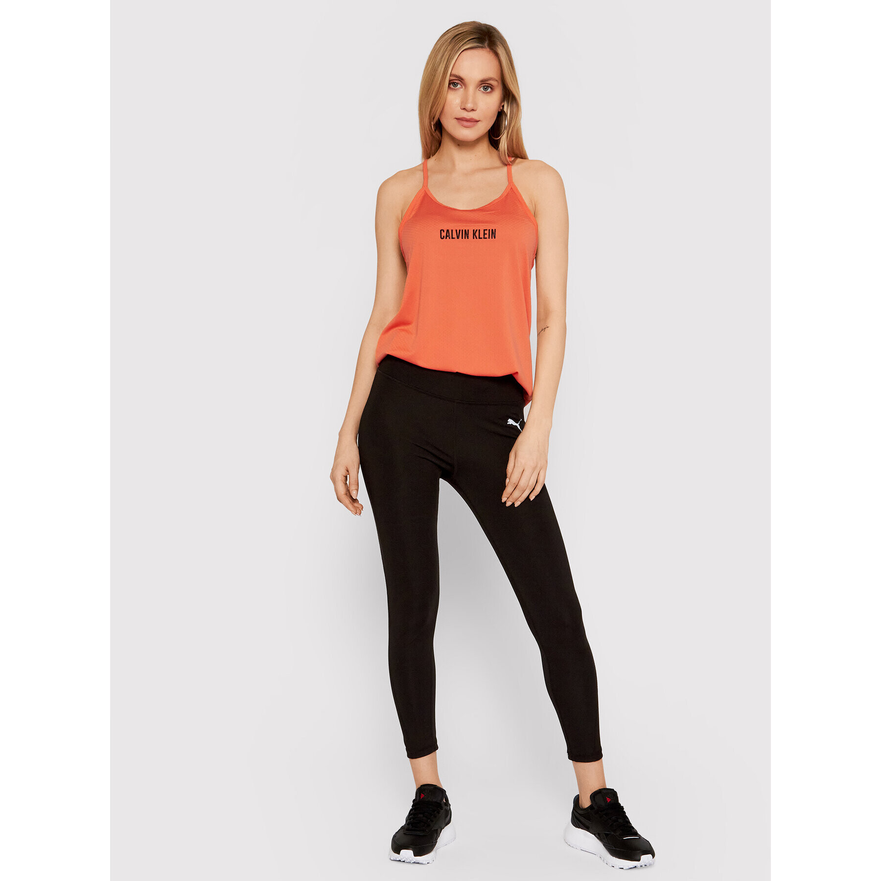 Calvin Klein Performance Top Wo 00GWS1K198 Portocaliu Regular Fit - Pled.ro