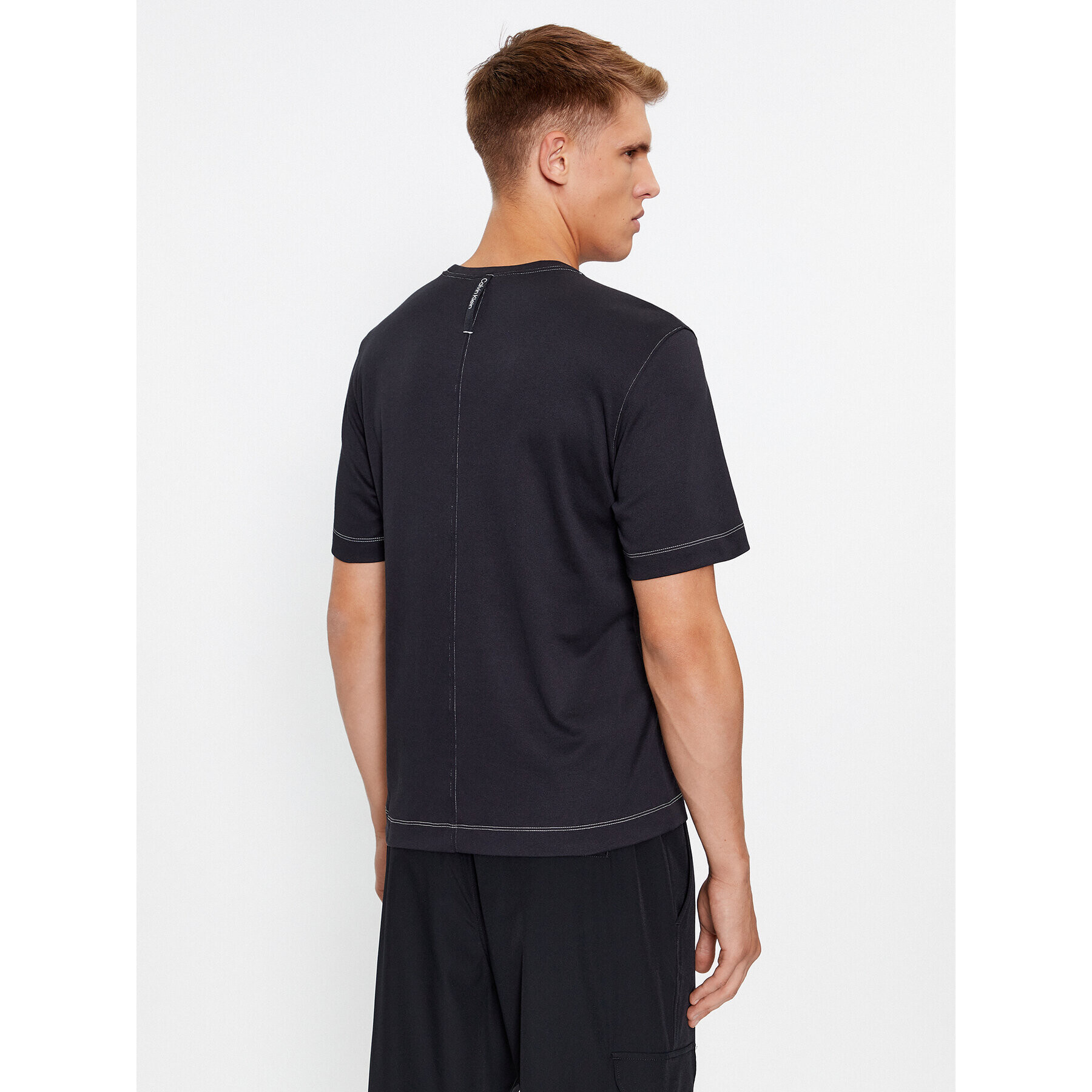 Calvin Klein Performance Tricou 00GMF3K133 Negru Regular Fit - Pled.ro