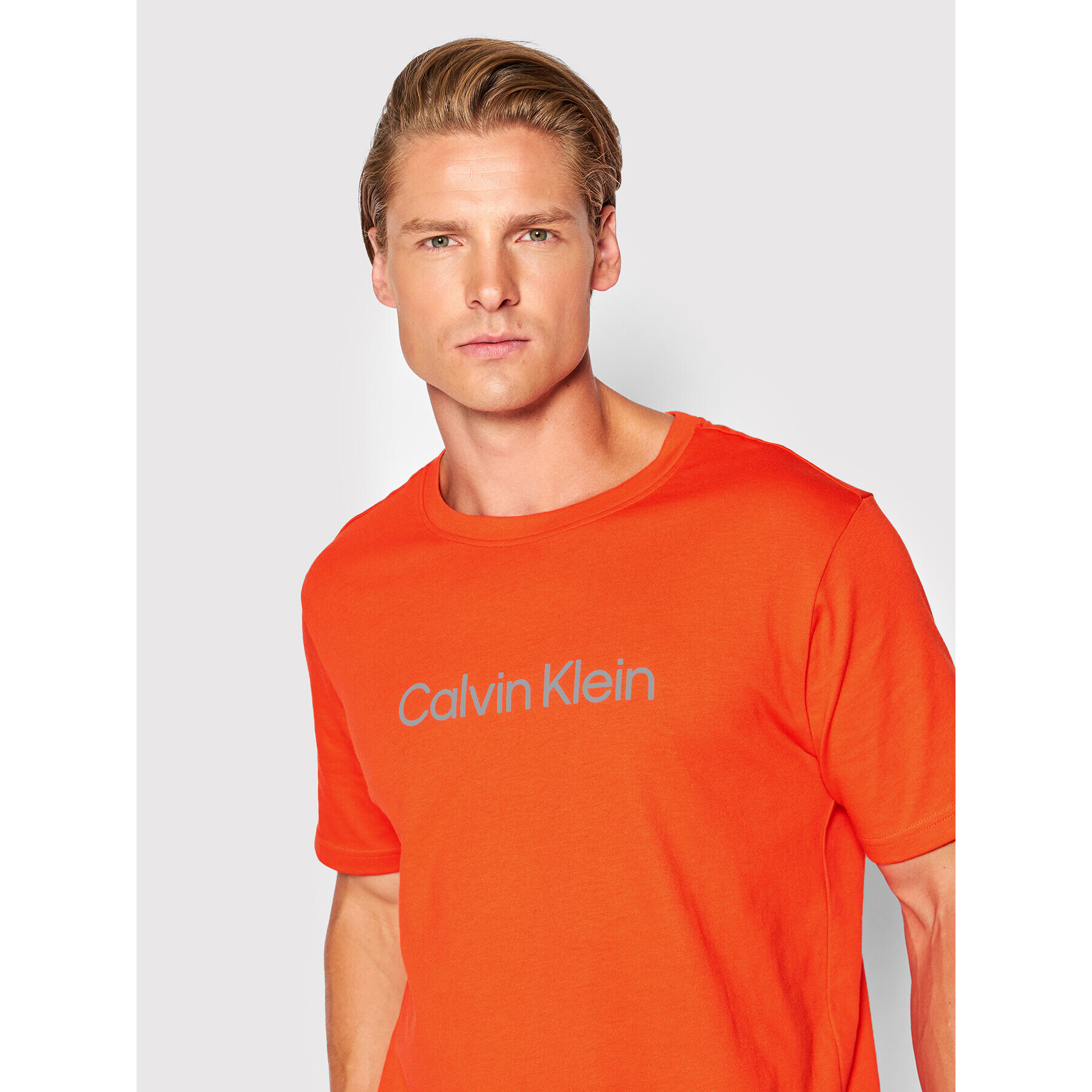 Calvin Klein Performance Tricou 00GMS2K107 Portocaliu Regular Fit - Pled.ro