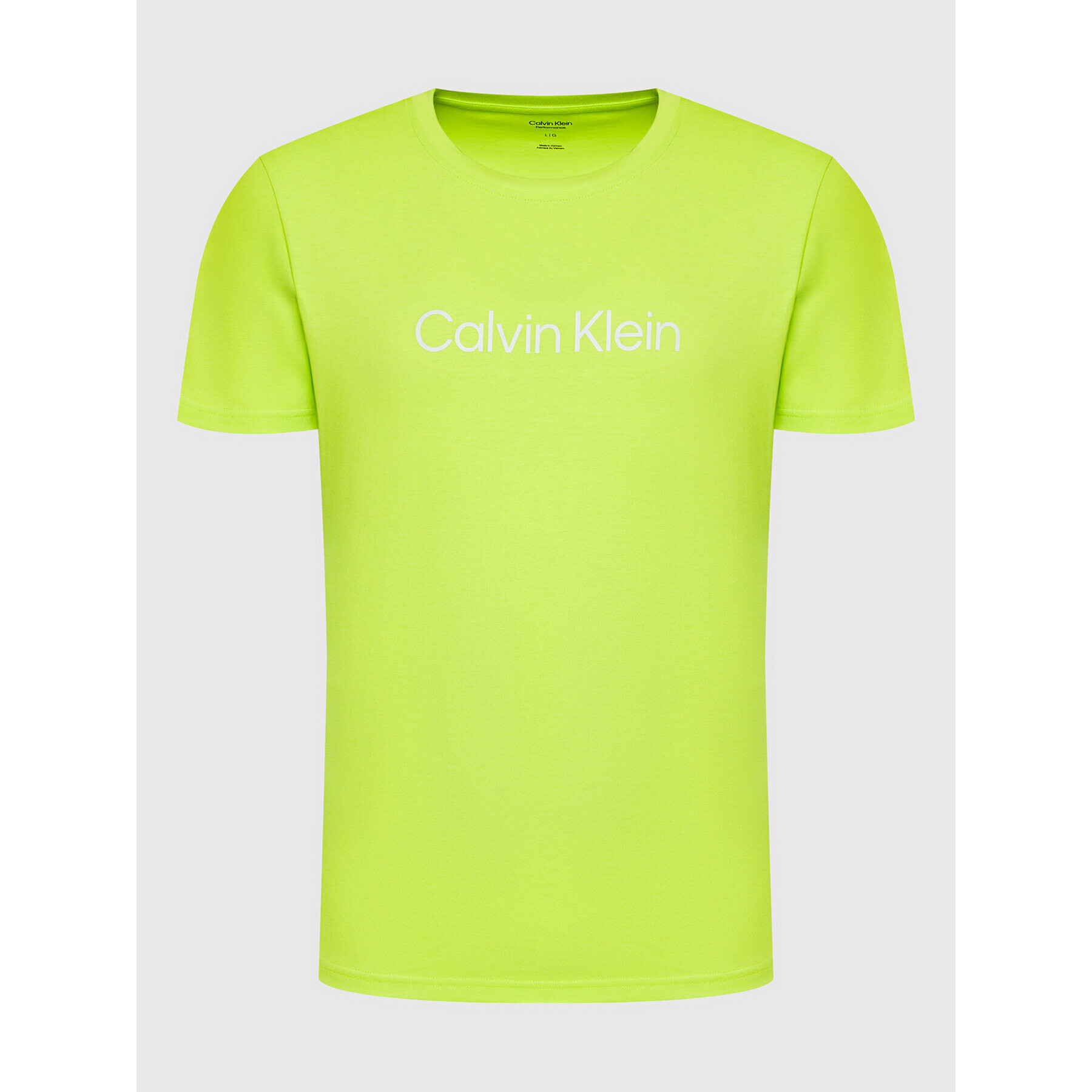 Calvin Klein Performance Tricou 00GMS2K107 Verde Regular Fit - Pled.ro