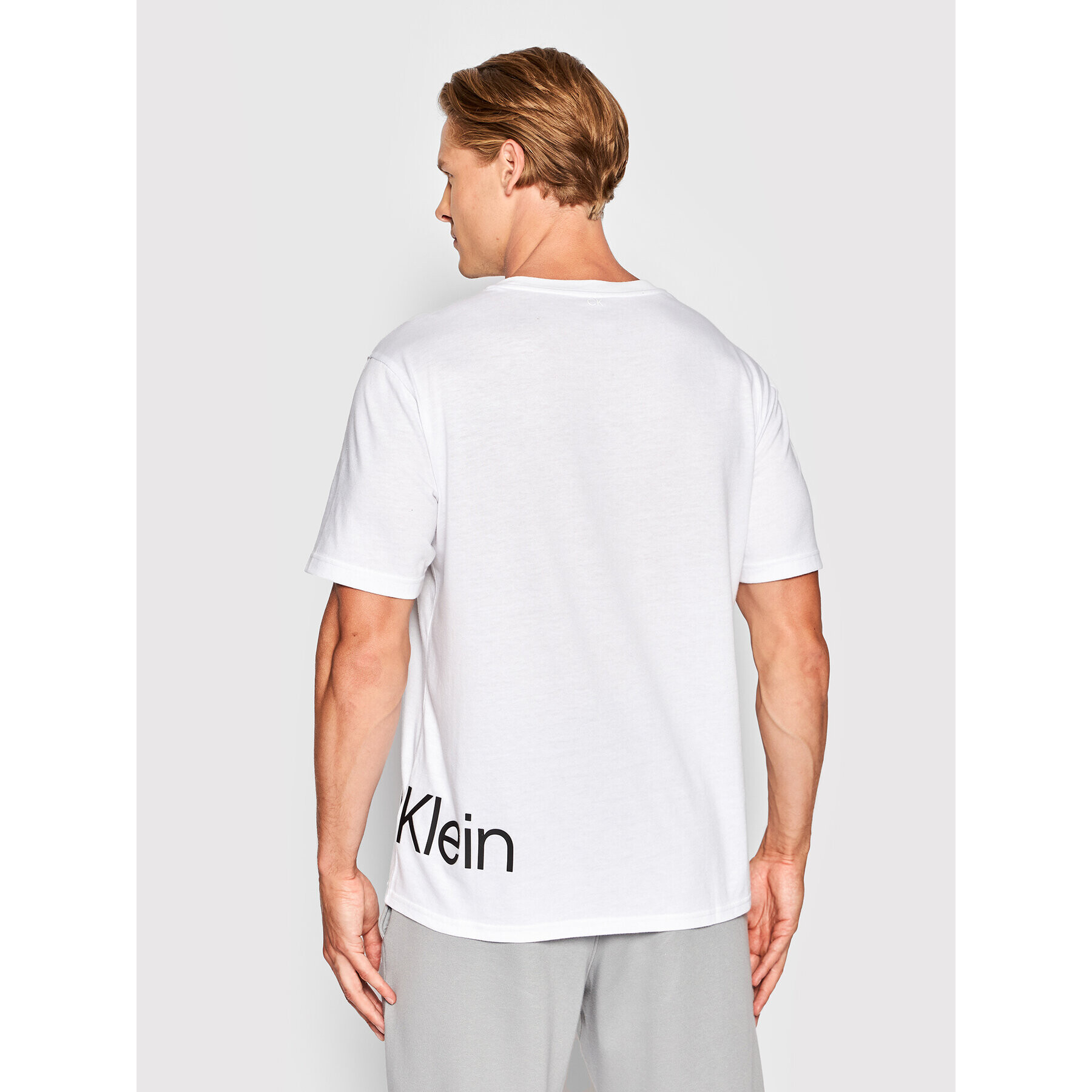 Calvin Klein Performance Tricou 00GMS2K111 Alb Regular Fit - Pled.ro