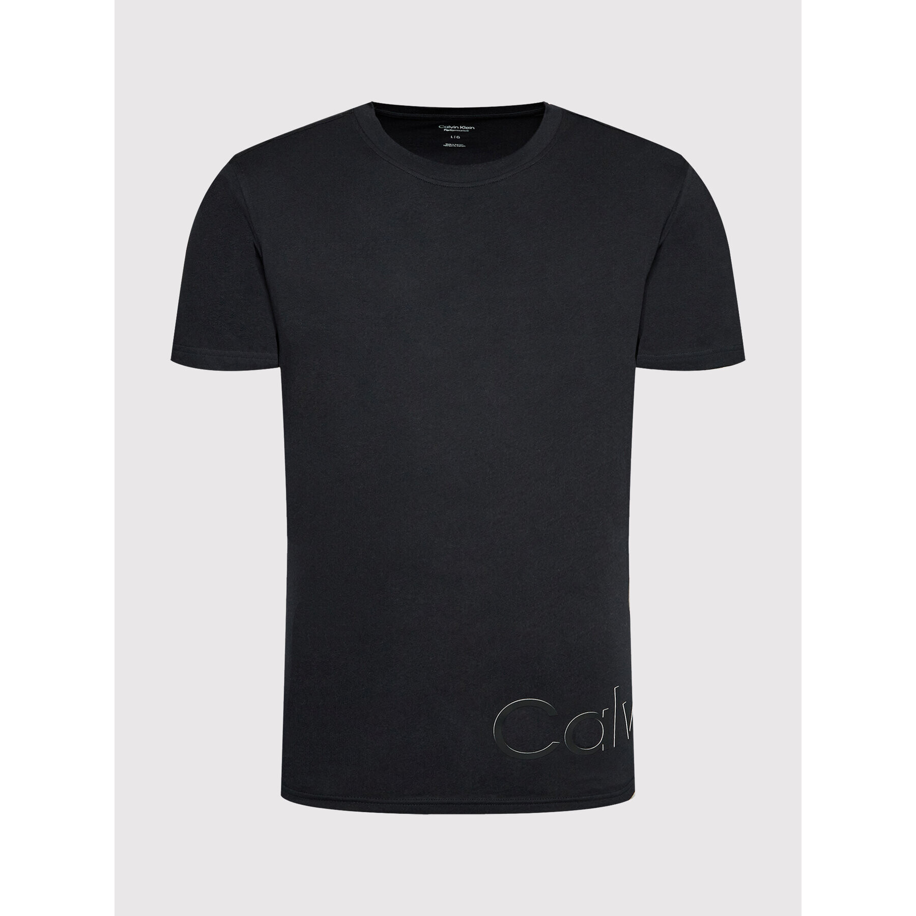 Calvin Klein Performance Tricou 00GMS2K111 Negru Regular Fit - Pled.ro