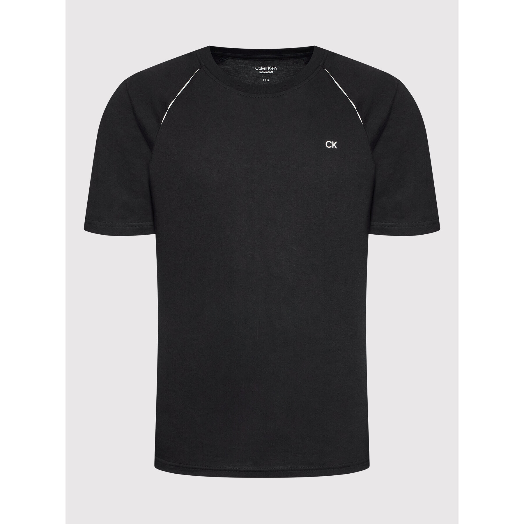 Calvin Klein Performance Tricou 00GMS2K117 Negru Regular Fit - Pled.ro