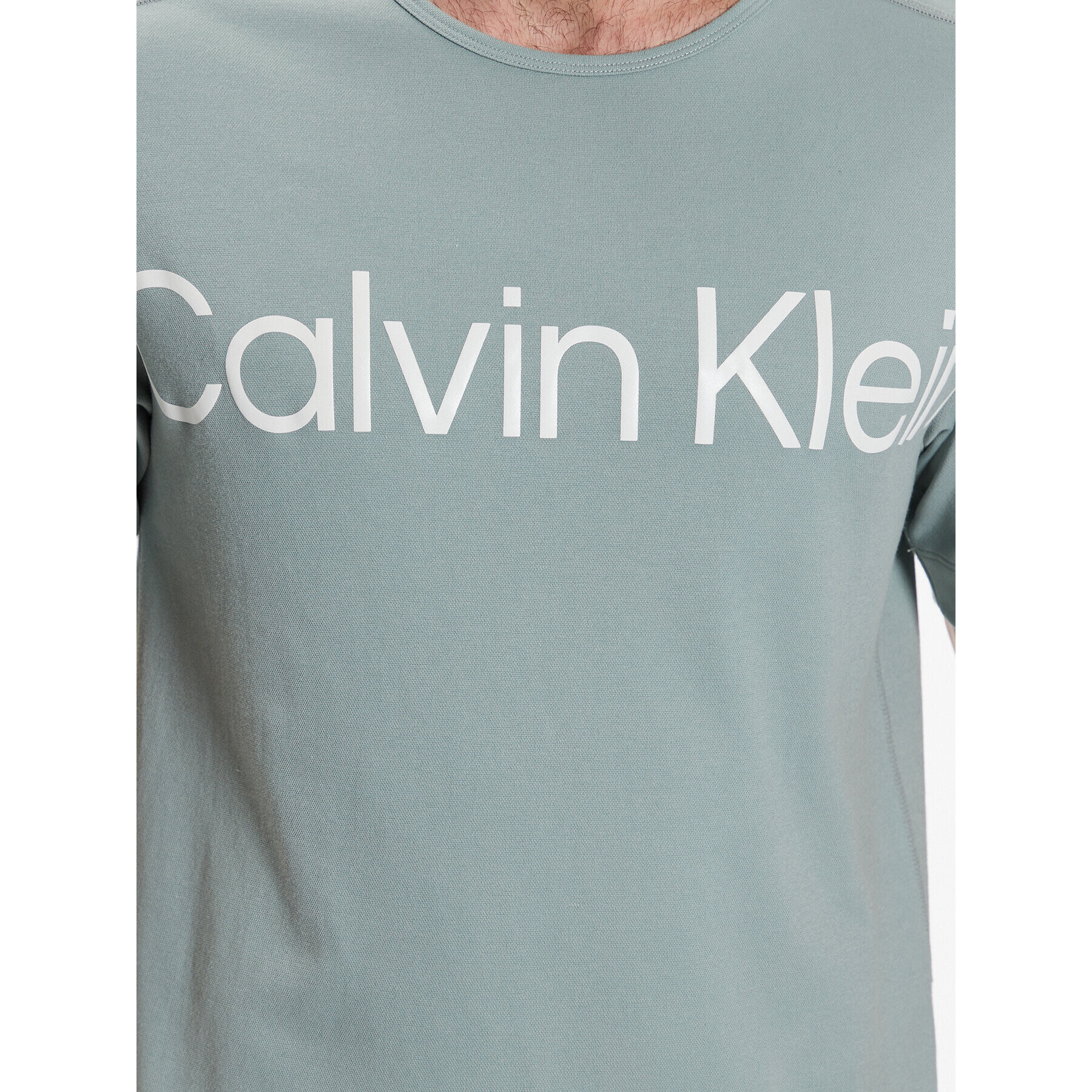 Calvin Klein Performance Tricou 00GMS3K102 Verde Regular Fit - Pled.ro