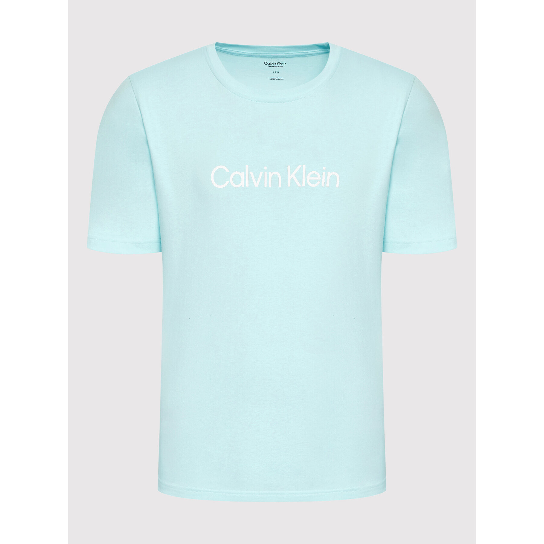 Calvin Klein Performance Tricou Pw 00GMS2K107 Albastru Regular Fit - Pled.ro