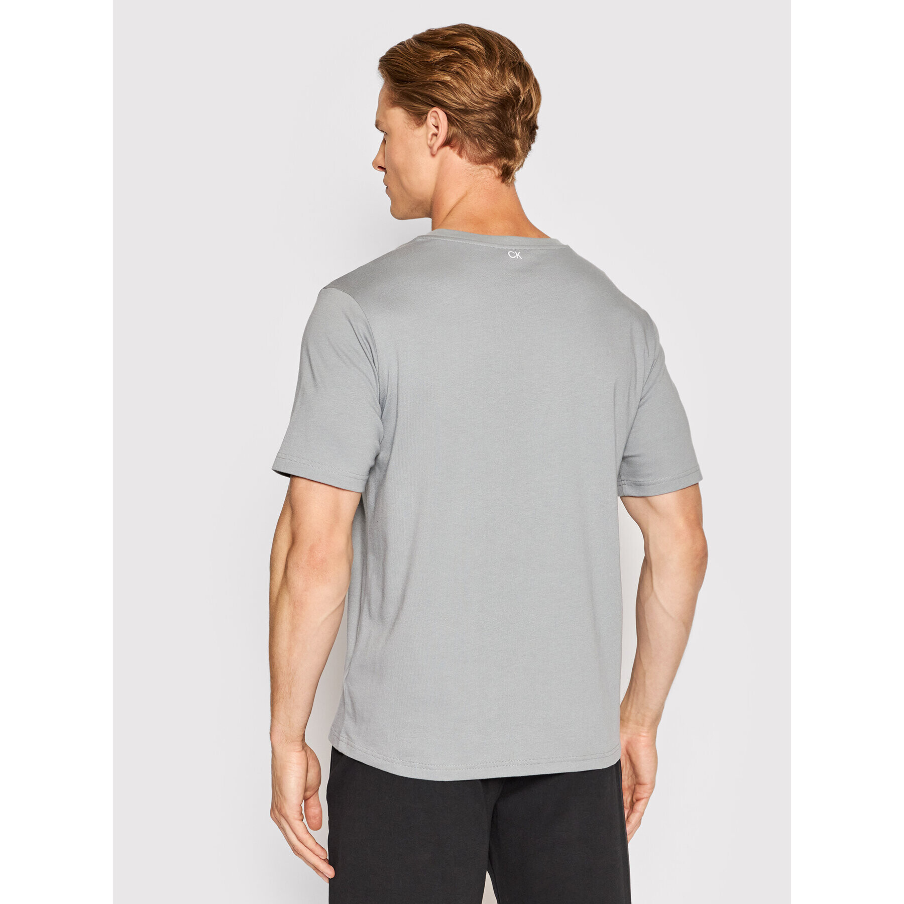 Calvin Klein Performance Tricou Pw 00GMS2K107 Gri Regular Fit - Pled.ro