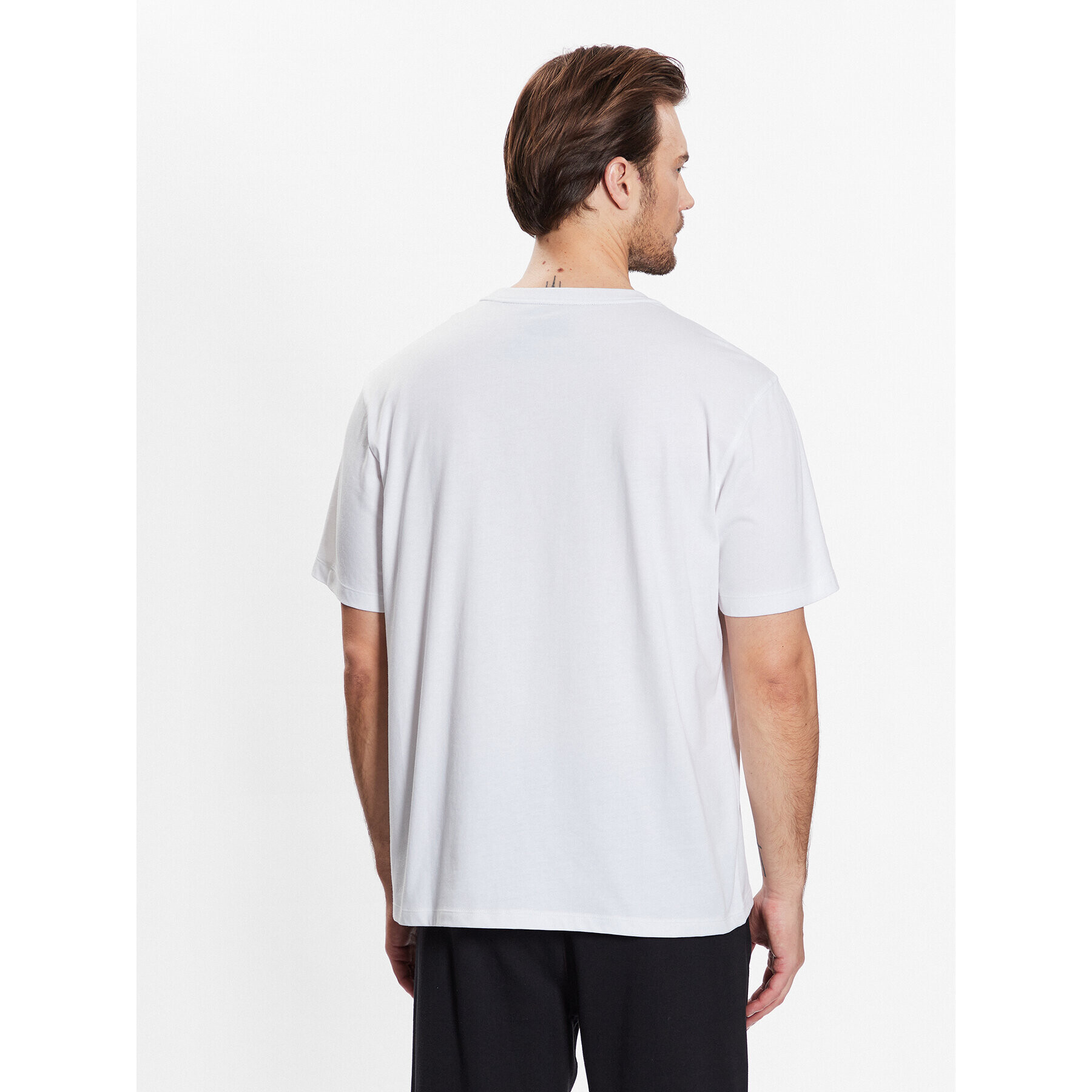 Calvin Klein Performance Tricou T-Shirt 00GMS3K110 Alb Regular Fit - Pled.ro