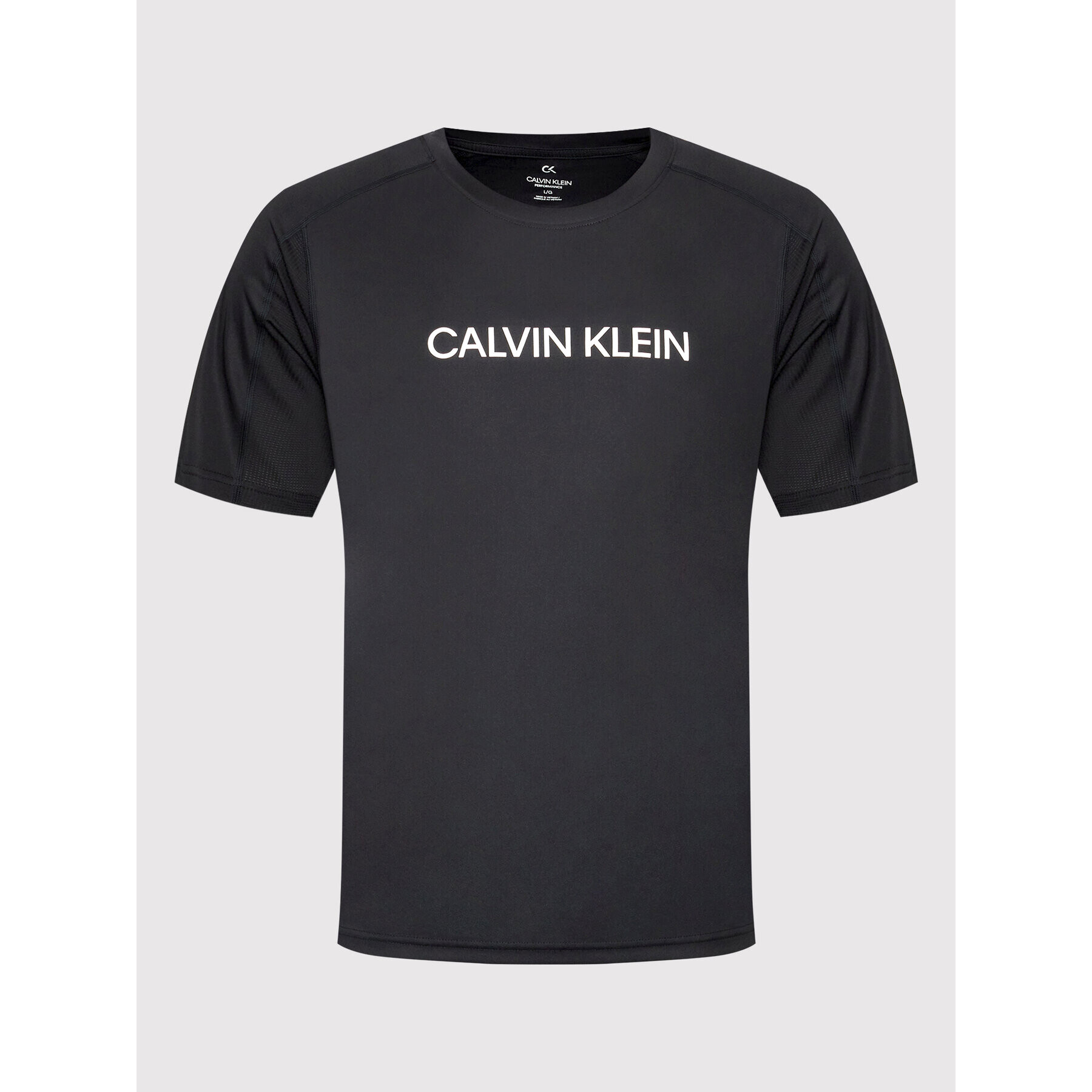 Calvin Klein Performance Tricou tehnic 00GMF1K109 Negru Regular Fit - Pled.ro