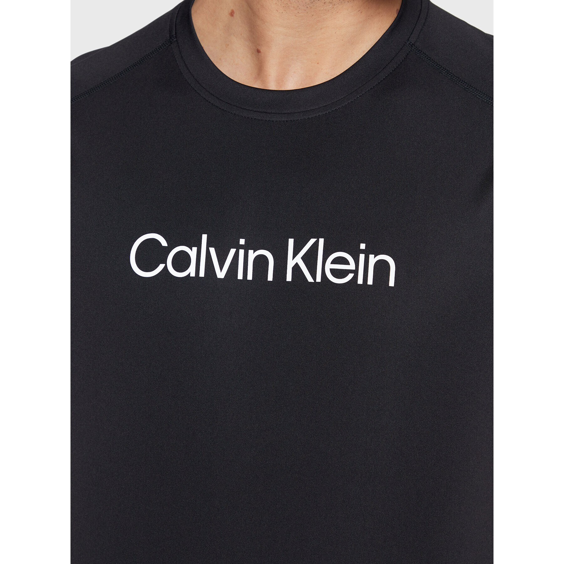 Calvin Klein Performance Tricou tehnic 00GMS2K109 Negru Regular Fit - Pled.ro