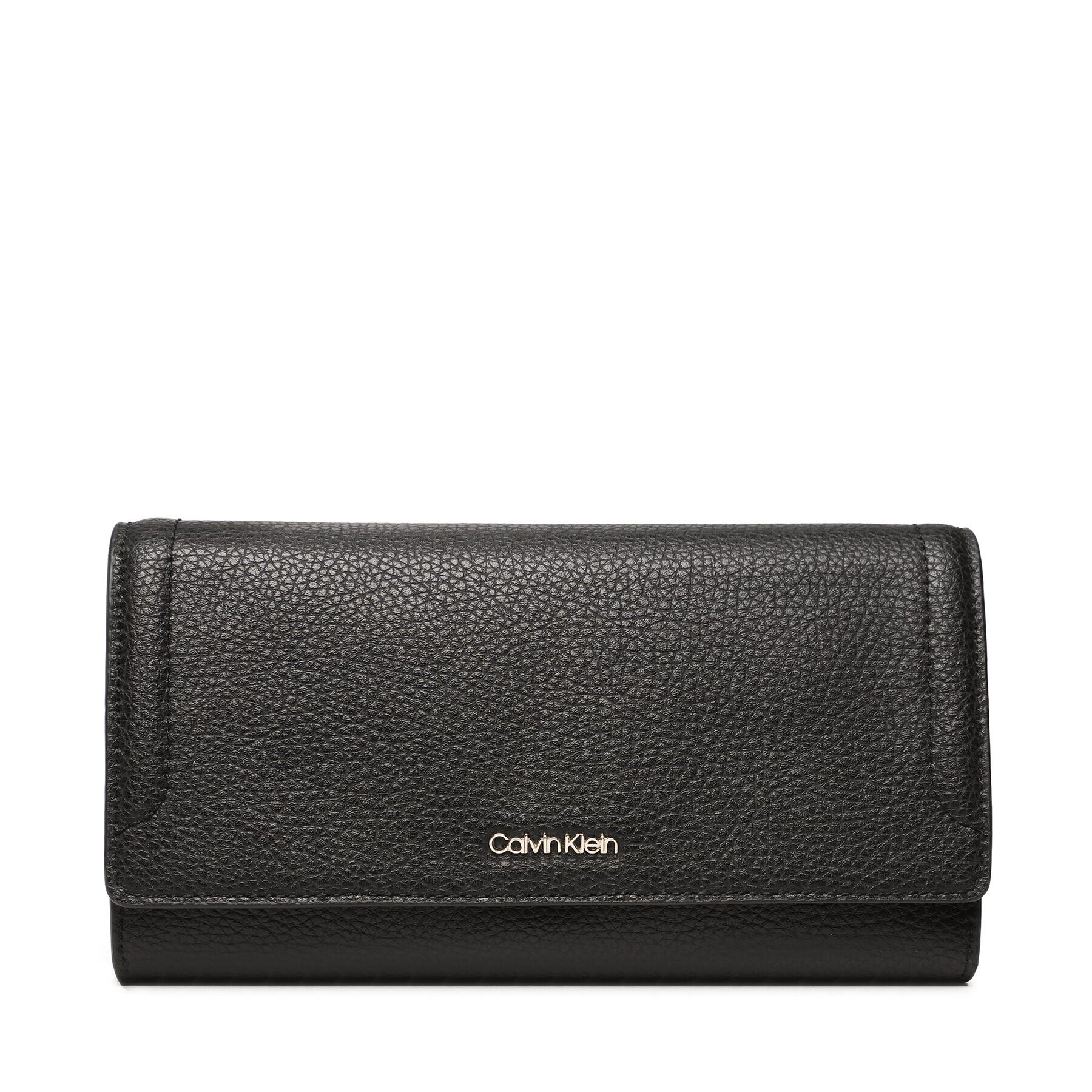 Calvin Klein Portofel Mare de Damă Ck Elevated Trifold Lg K60K609917 Negru - Pled.ro