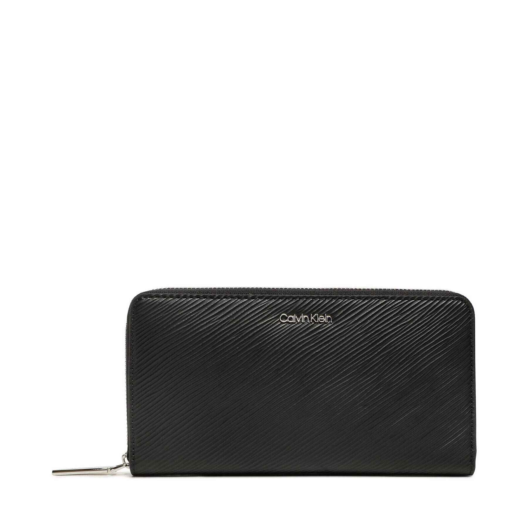 Calvin Klein Portofel Mare de Damă Ck Elevated Za Wallet Lg Saff K60K610266 Negru - Pled.ro