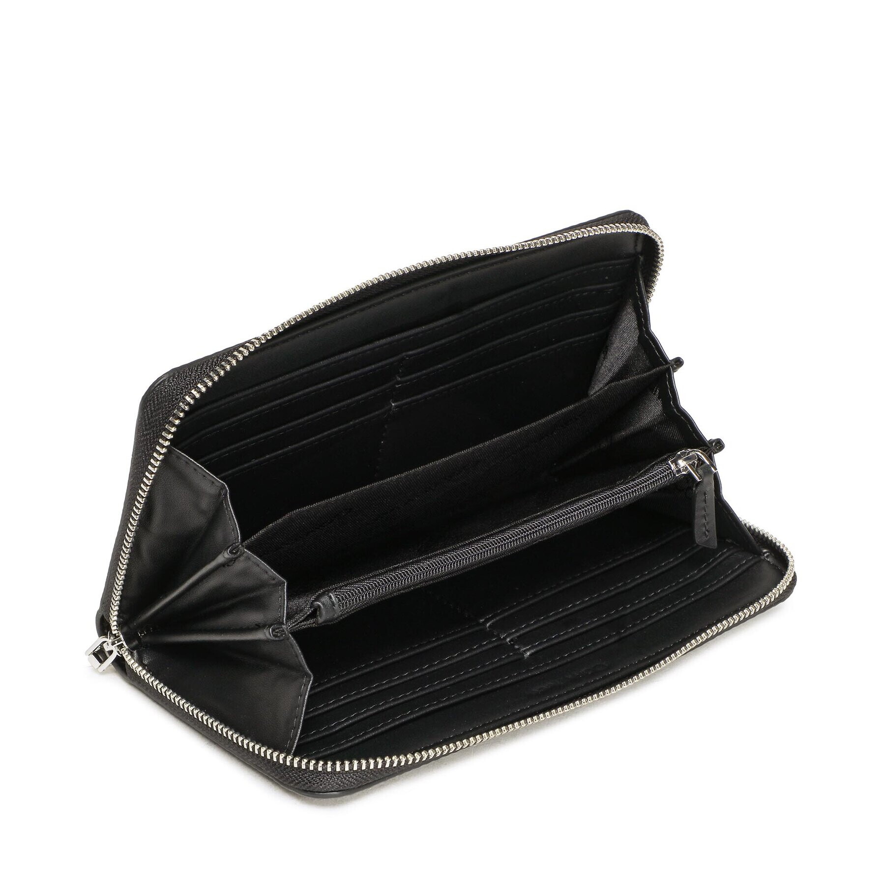 Calvin Klein Portofel Mare de Damă Ck Elevated Za Wallet Lg Saff K60K610266 Negru - Pled.ro