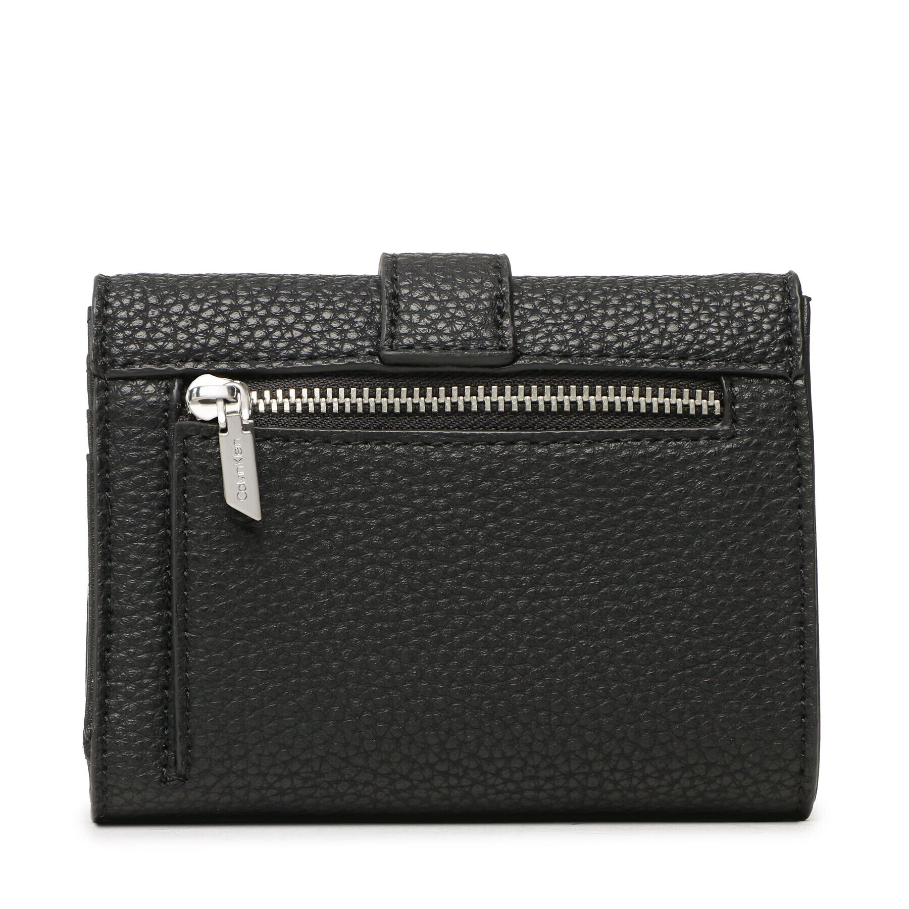 Calvin Klein Portofel Mare de Damă Ck Must Plus Trifold Wallet Md K60K610490 Negru - Pled.ro