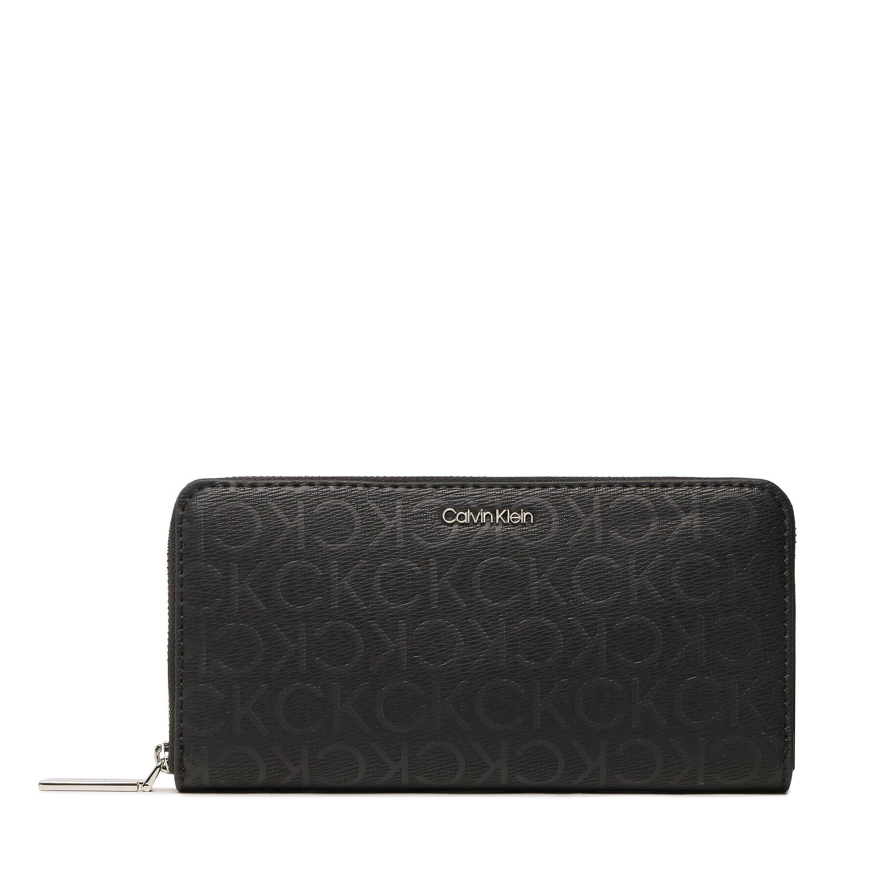 Calvin Klein Portofel Mare de Damă Ck Must Z/A Wallet Lg Epi Mono K60K610656 Negru - Pled.ro