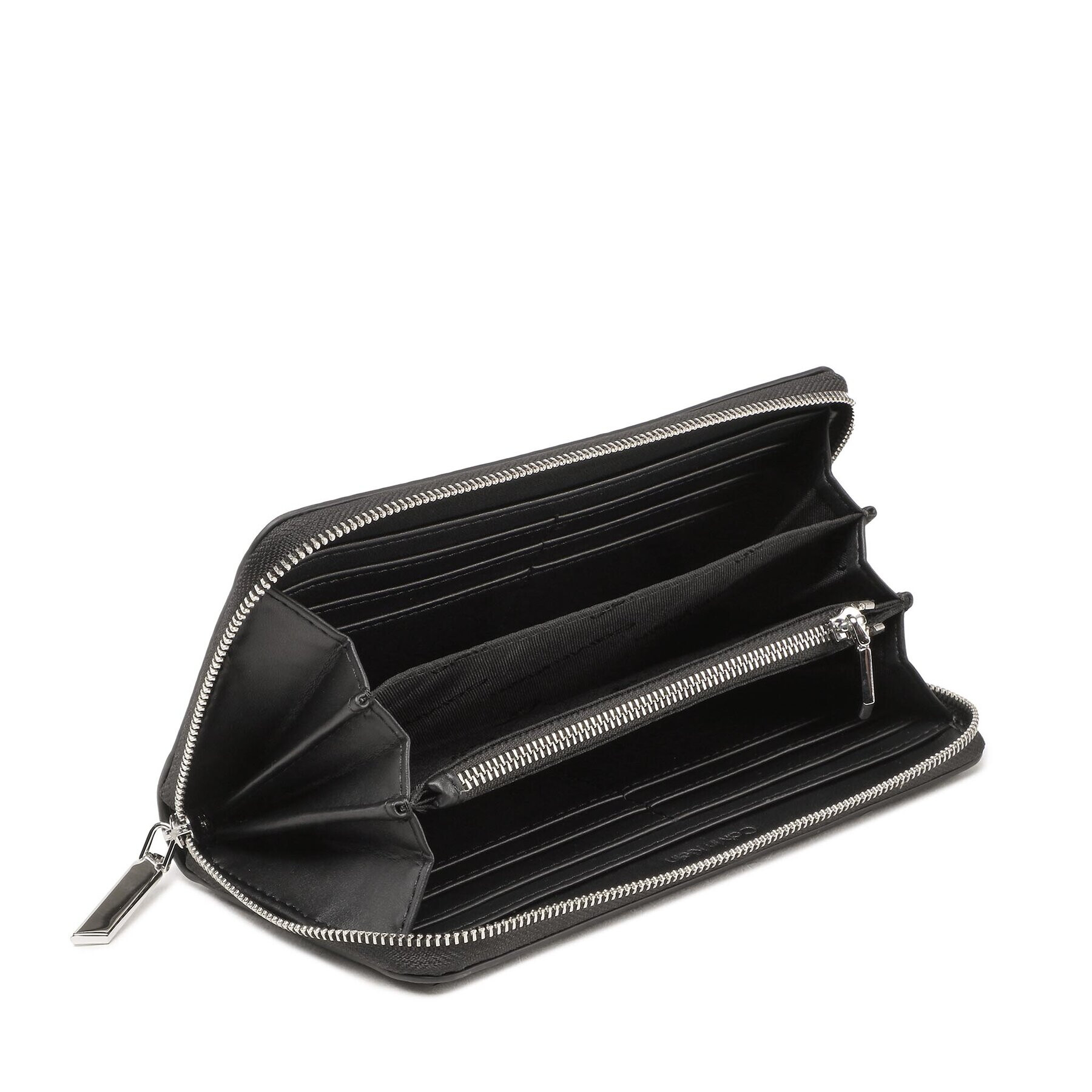 Calvin Klein Portofel Mare de Damă Ck Must Z/A Wallet Lg Epi Mono K60K610656 Negru - Pled.ro