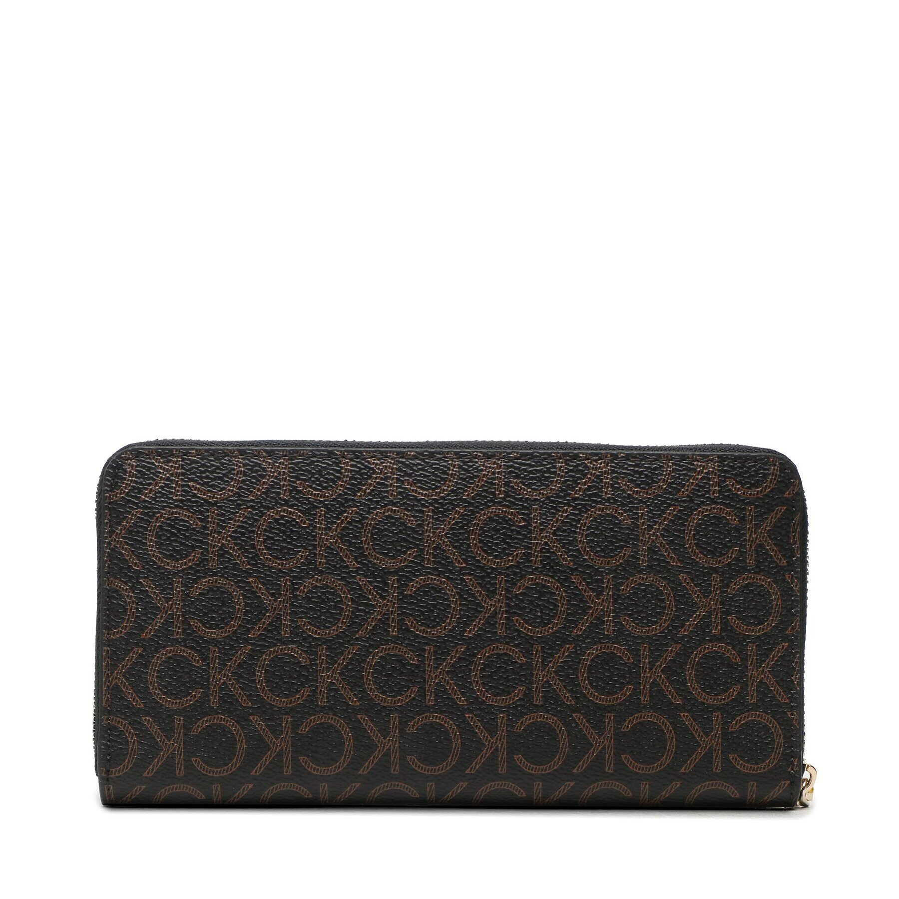 Calvin Klein Portofel Mare de Damă Ck Must Z/A Wallet Lg Mono K60K610295 Maro - Pled.ro