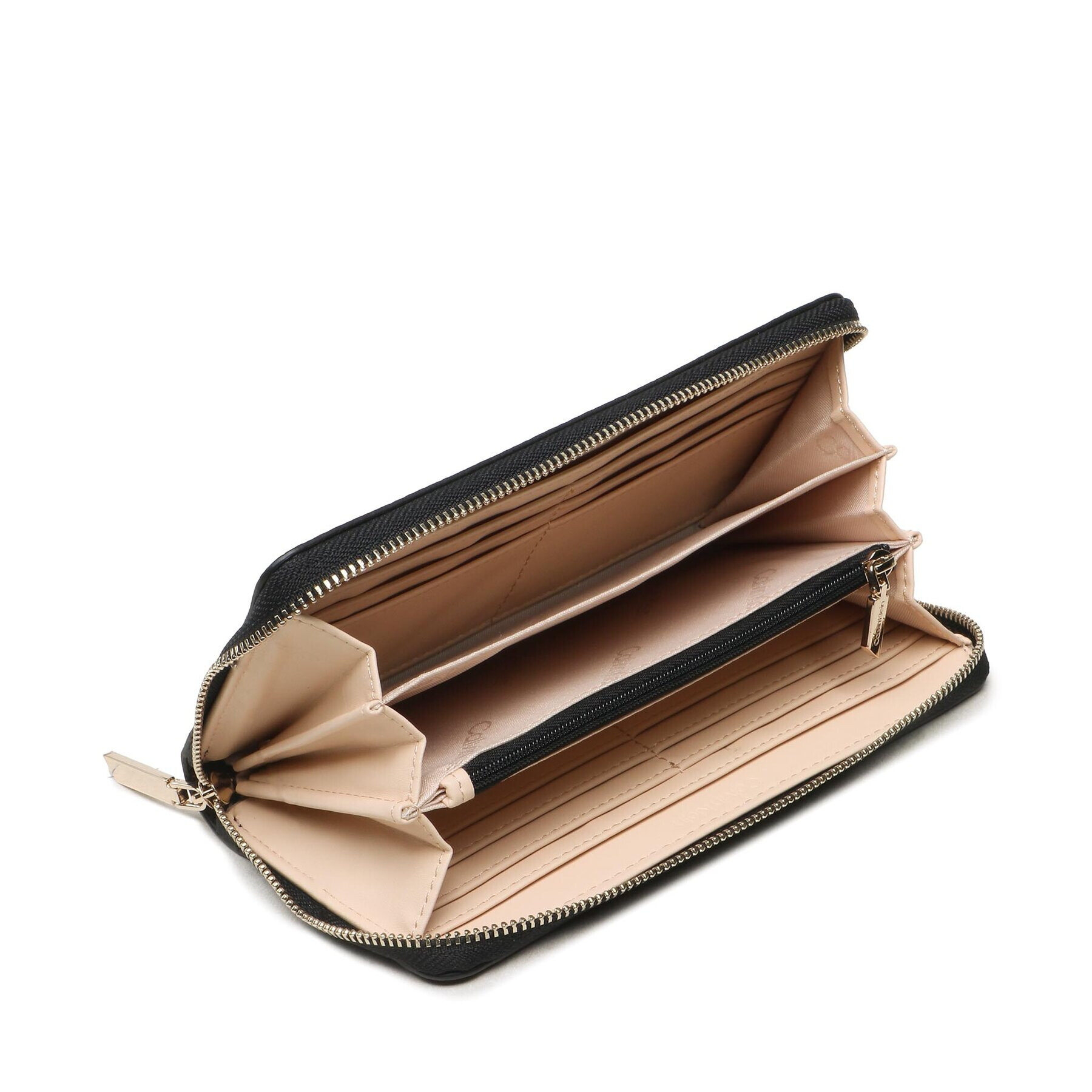 Calvin Klein Portofel Mare de Damă Ck Must Z/A Wallet Lg Mono K60K610295 Maro - Pled.ro