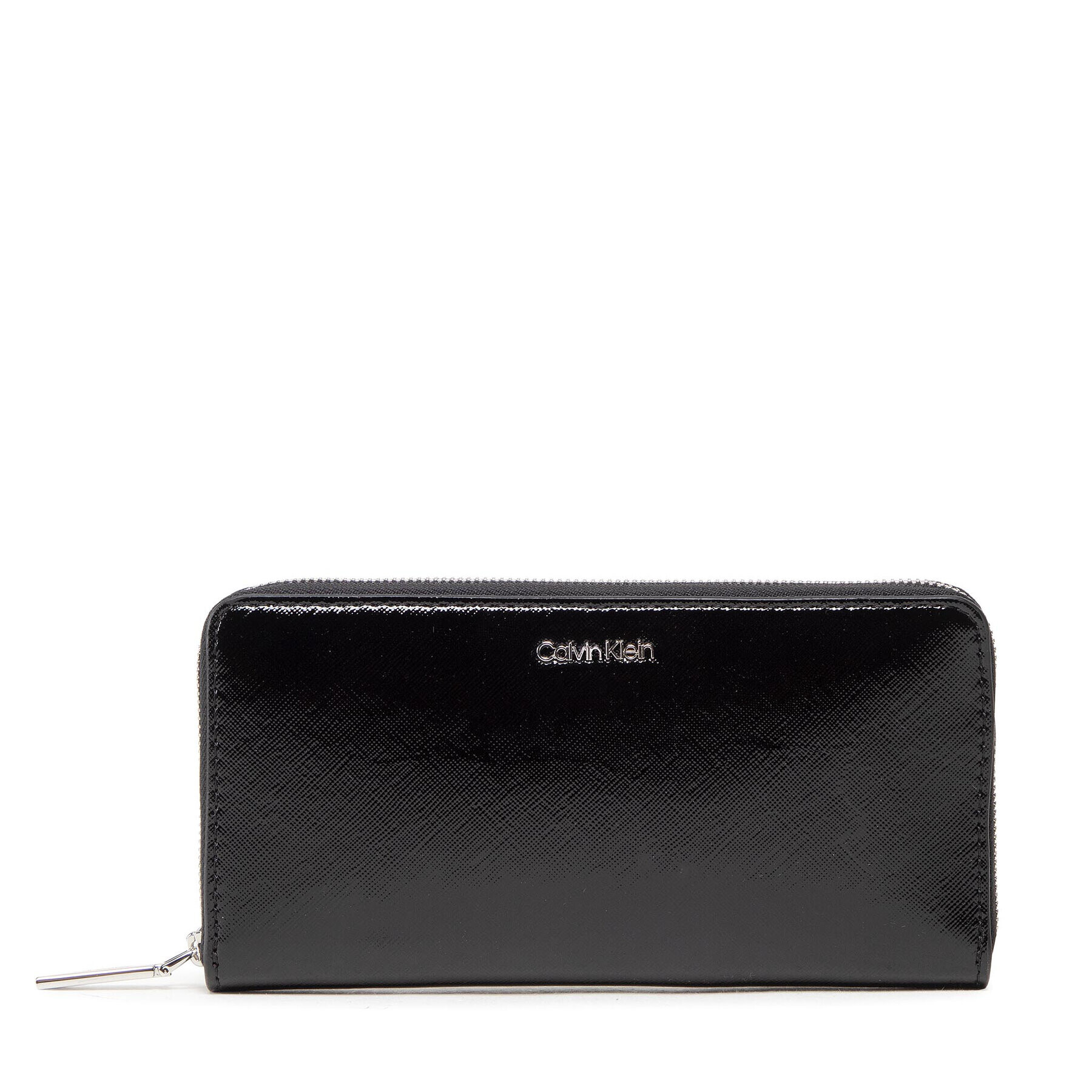 Calvin Klein Portofel Mare de Damă Ck Must Z/A Wallet Lg Saffiano K60K609999 Negru - Pled.ro