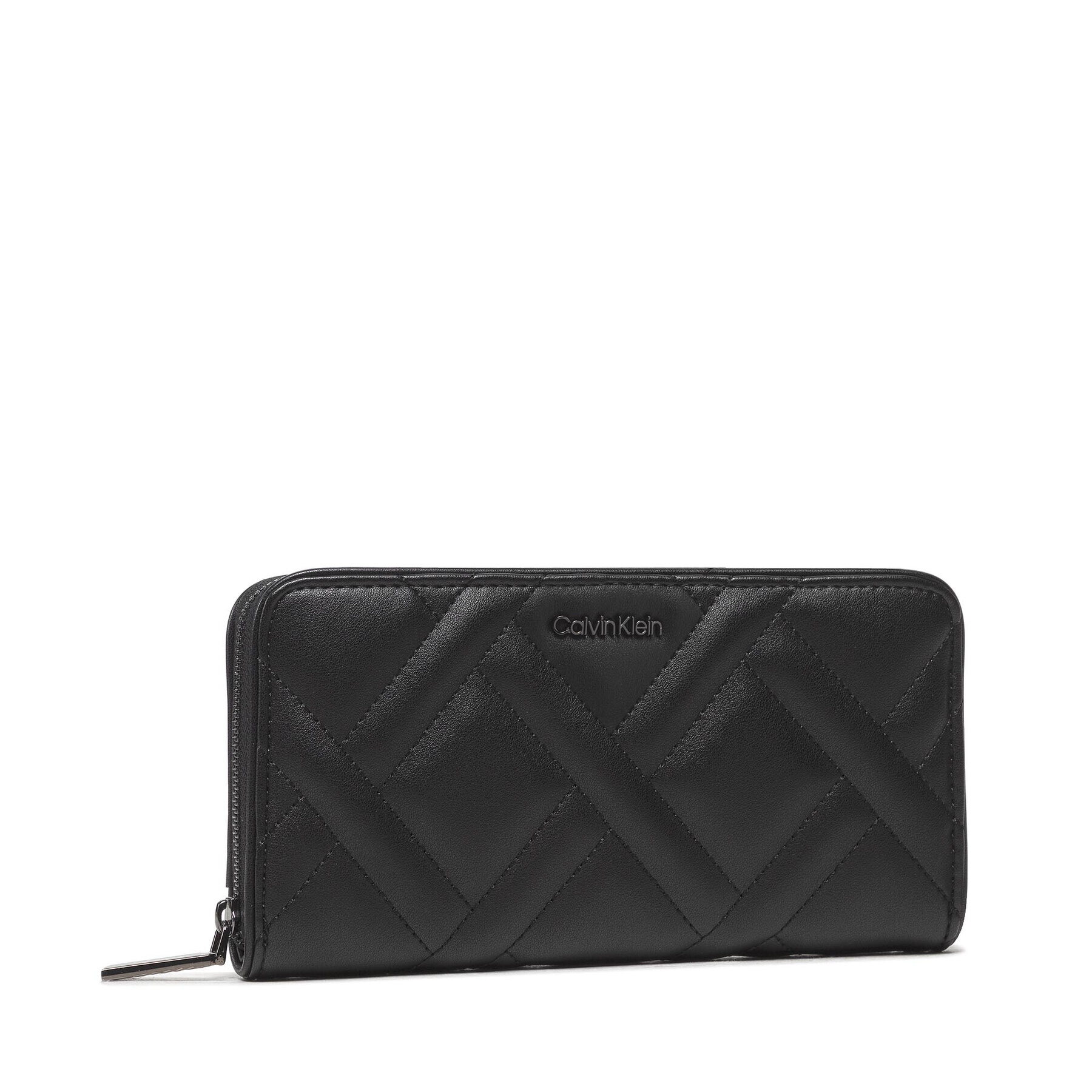 Calvin Klein Portofel Mare de Damă Ck Quilt Z/A Wallet Lg K60K608467 Negru - Pled.ro