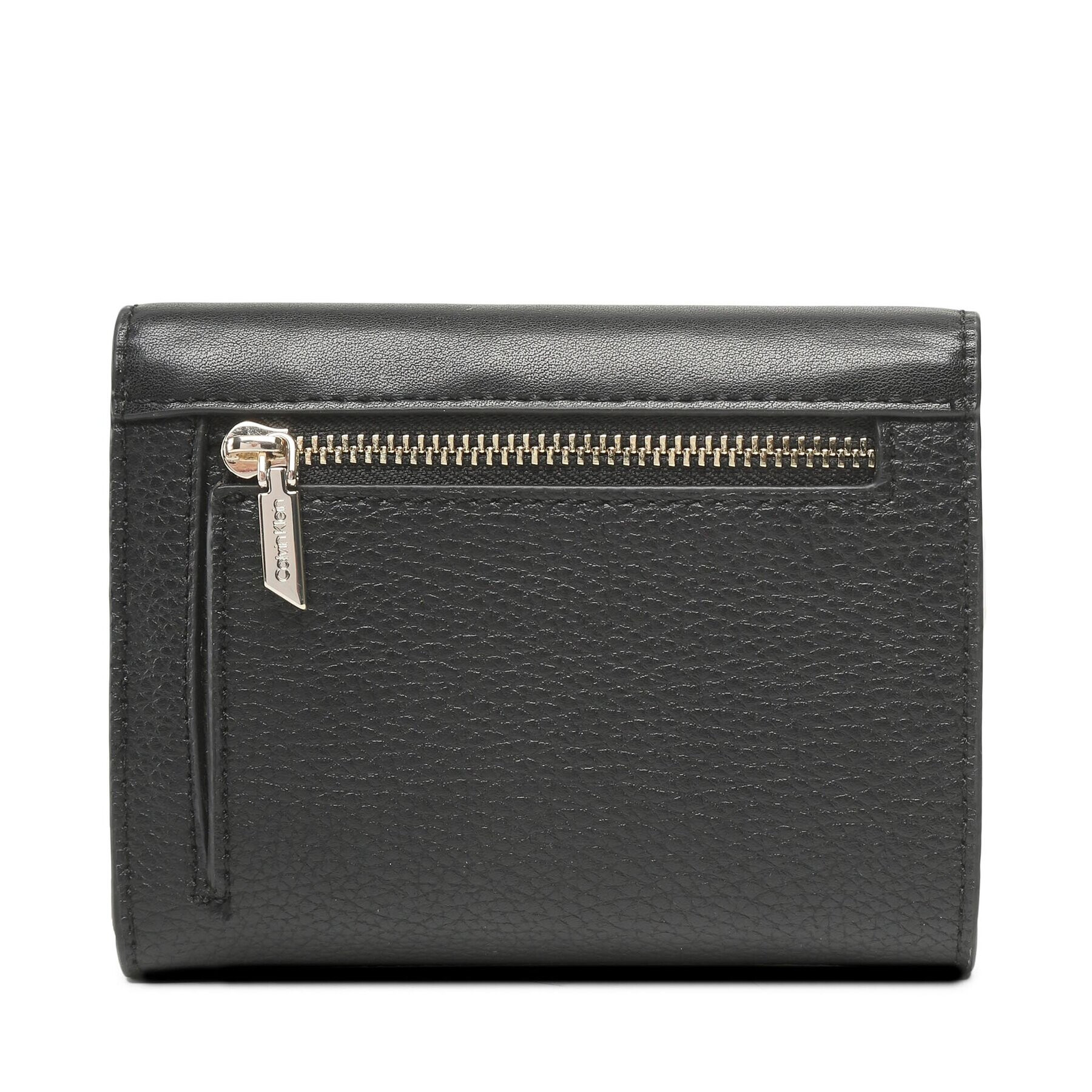 Calvin Klein Portofel Mare de Damă Daily Dressed Trifold Wallet Md K60K610484 Negru - Pled.ro