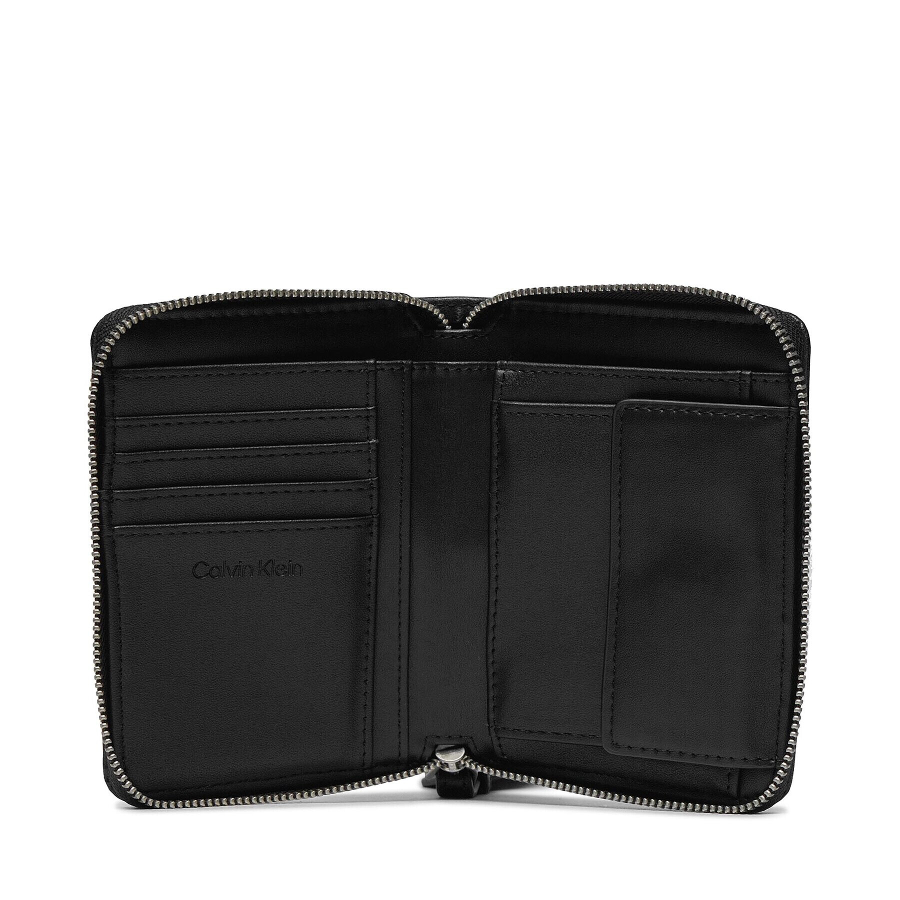 Calvin Klein Portofel Mare de Damă Gracie Wallet W/Strap Md K60K611387 Negru - Pled.ro