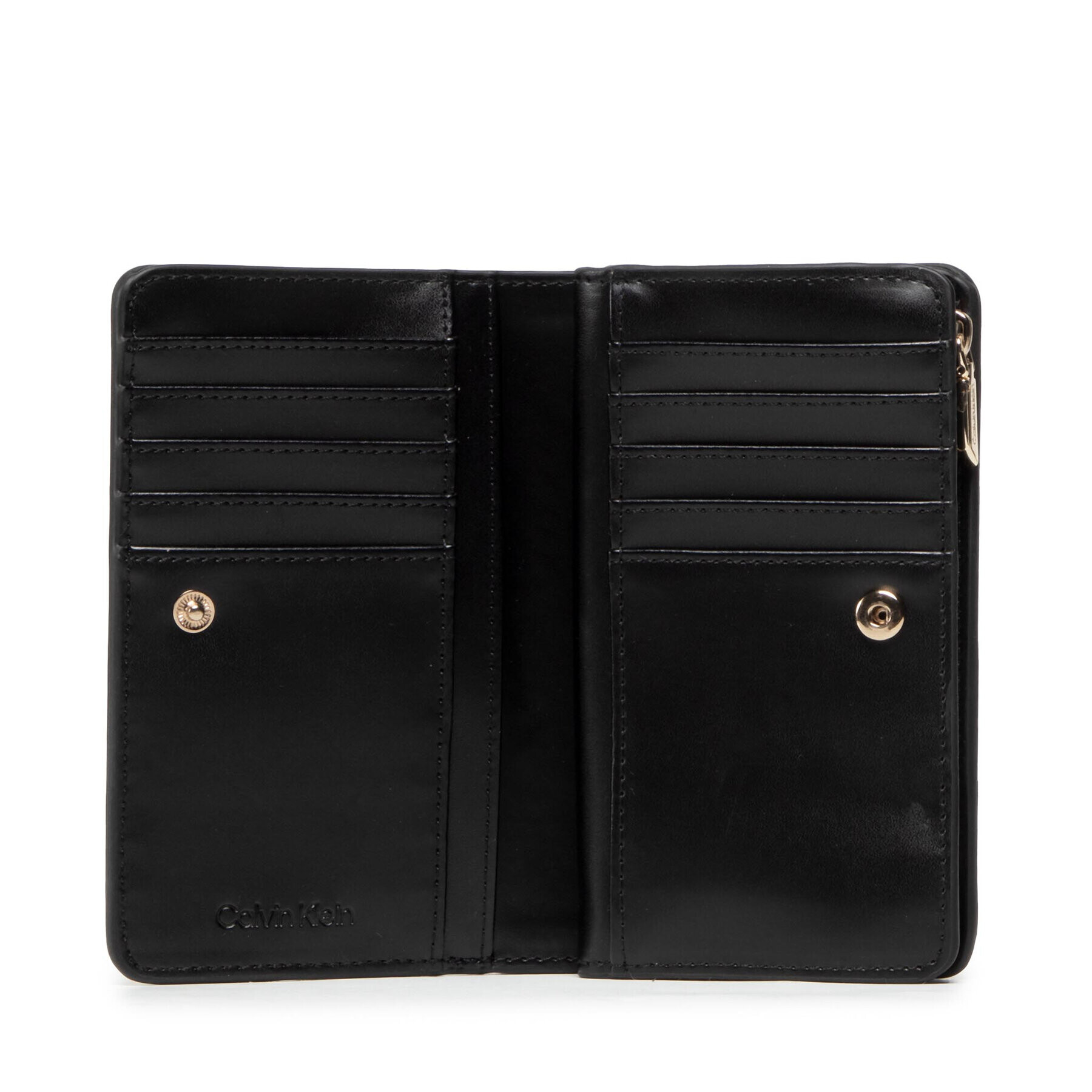 Calvin Klein Portofel Mare de Damă Re-Lock Billfold French Wallet K60K608992 Negru - Pled.ro