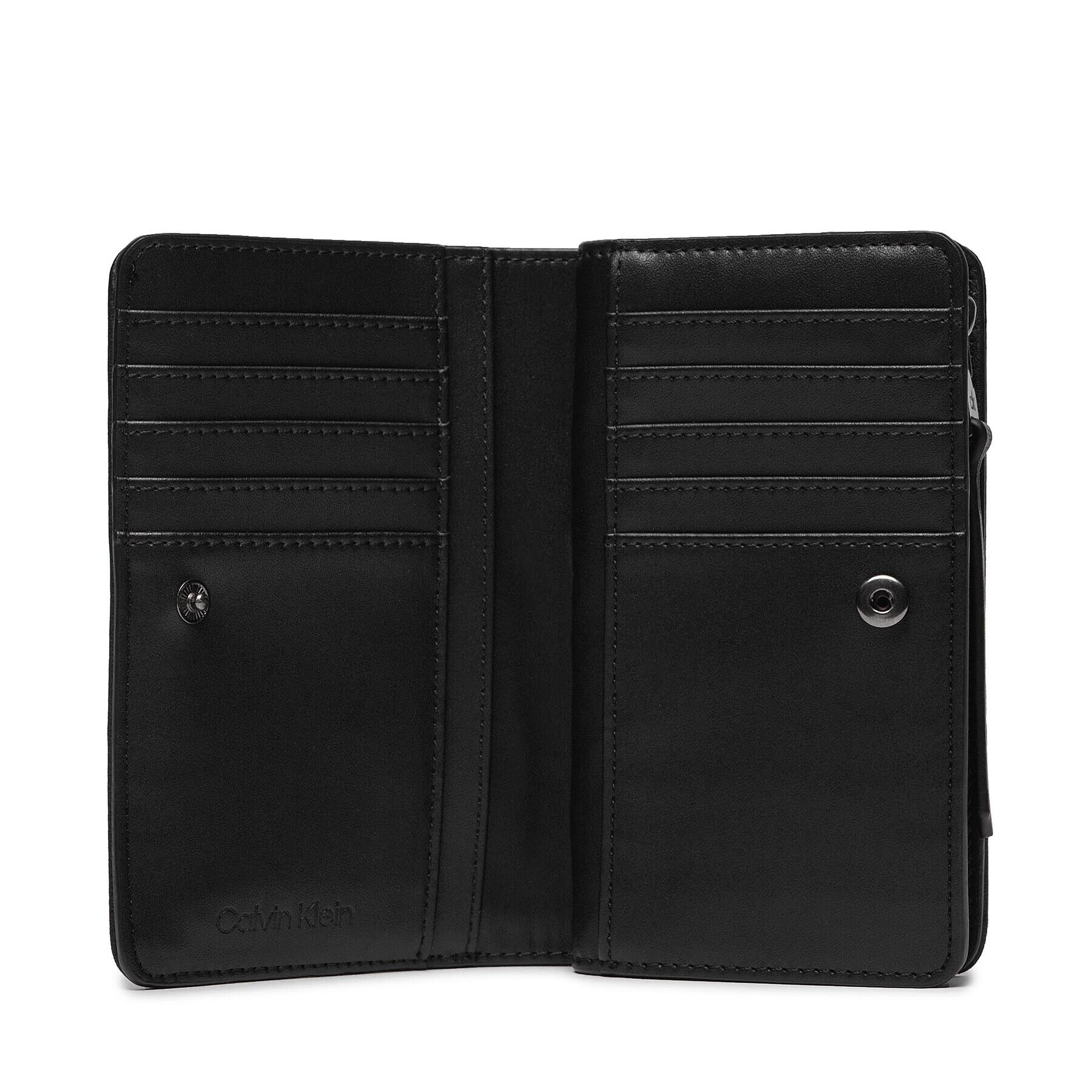 Calvin Klein Portofel Mare de Damă Re-Lock Quilt Bifold Wallet K60K611374 Negru - Pled.ro