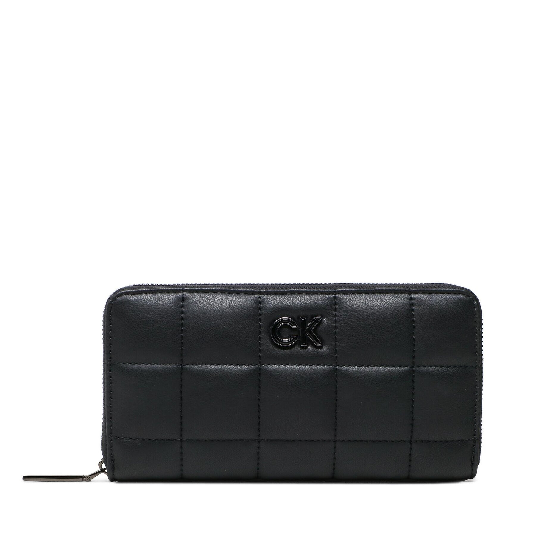 Calvin Klein Portofel Mare de Damă Re-Lock Quilt Wallet Lg K60K610494 Negru - Pled.ro