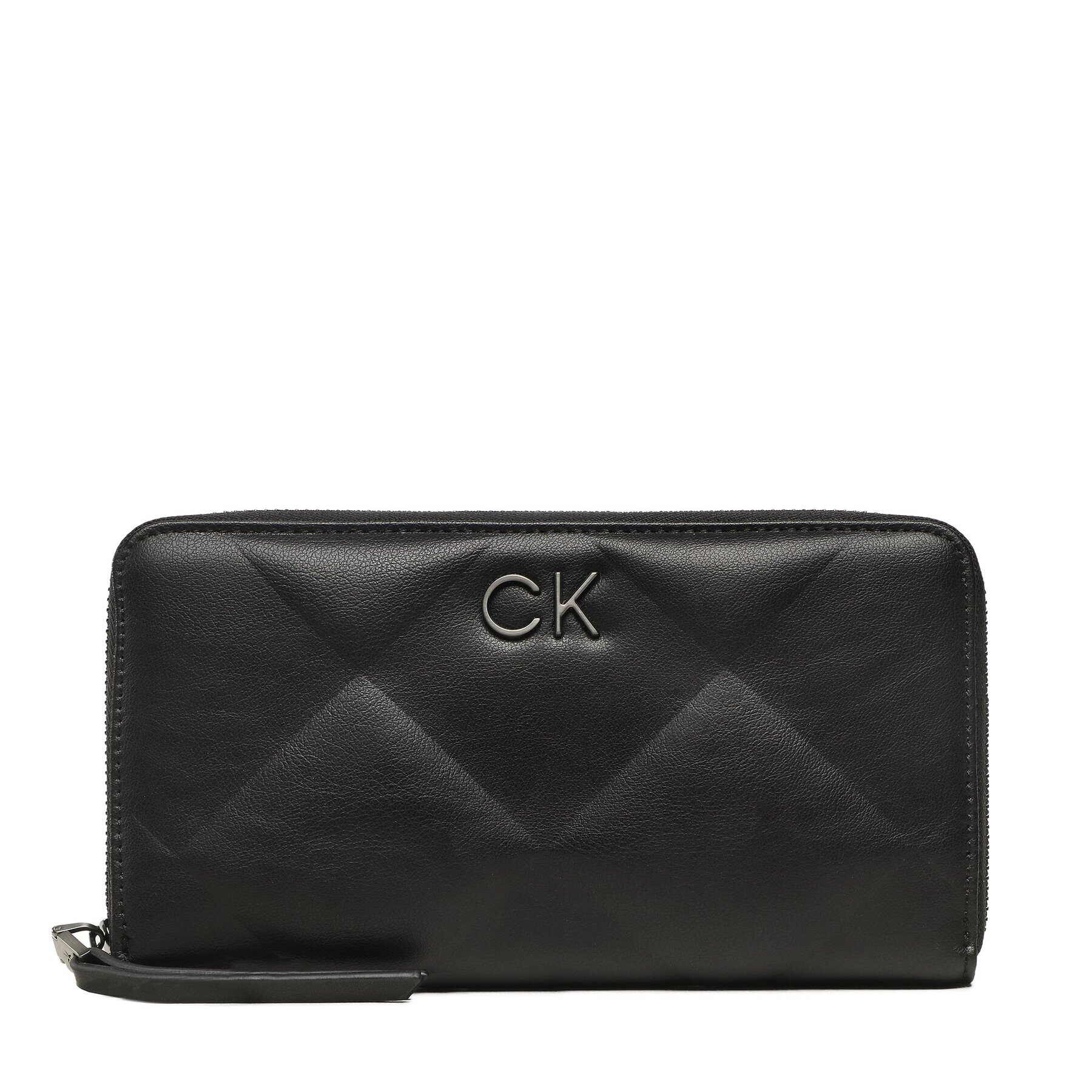 Calvin Klein Portofel Mare de Damă Re-Lock Quilt Za Wallet Lg K60K610774 Negru - Pled.ro