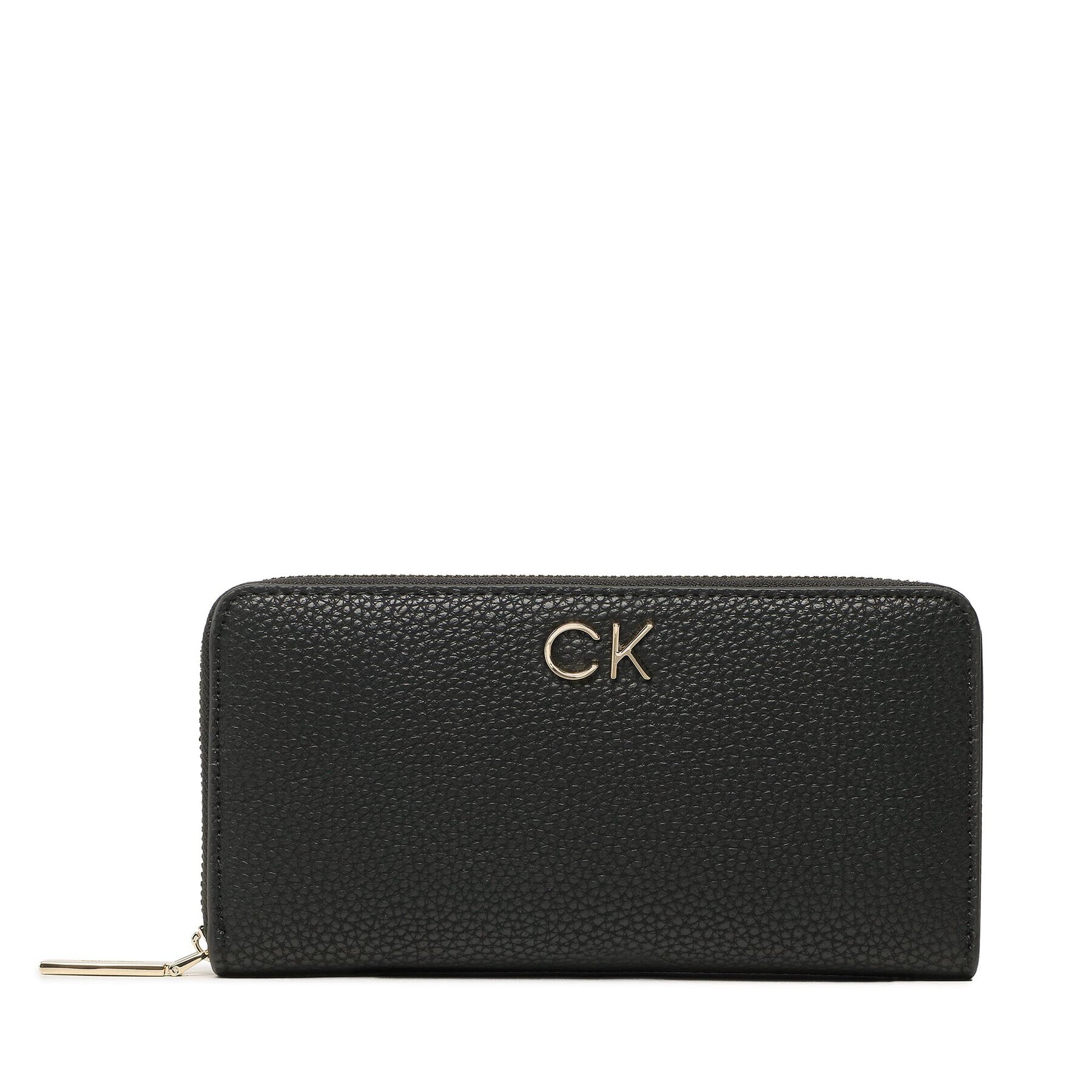 Calvin Klein Portofel Mare de Damă Re-Lock Z/A Wallet Lg Pbl K60K610242 Negru - Pled.ro