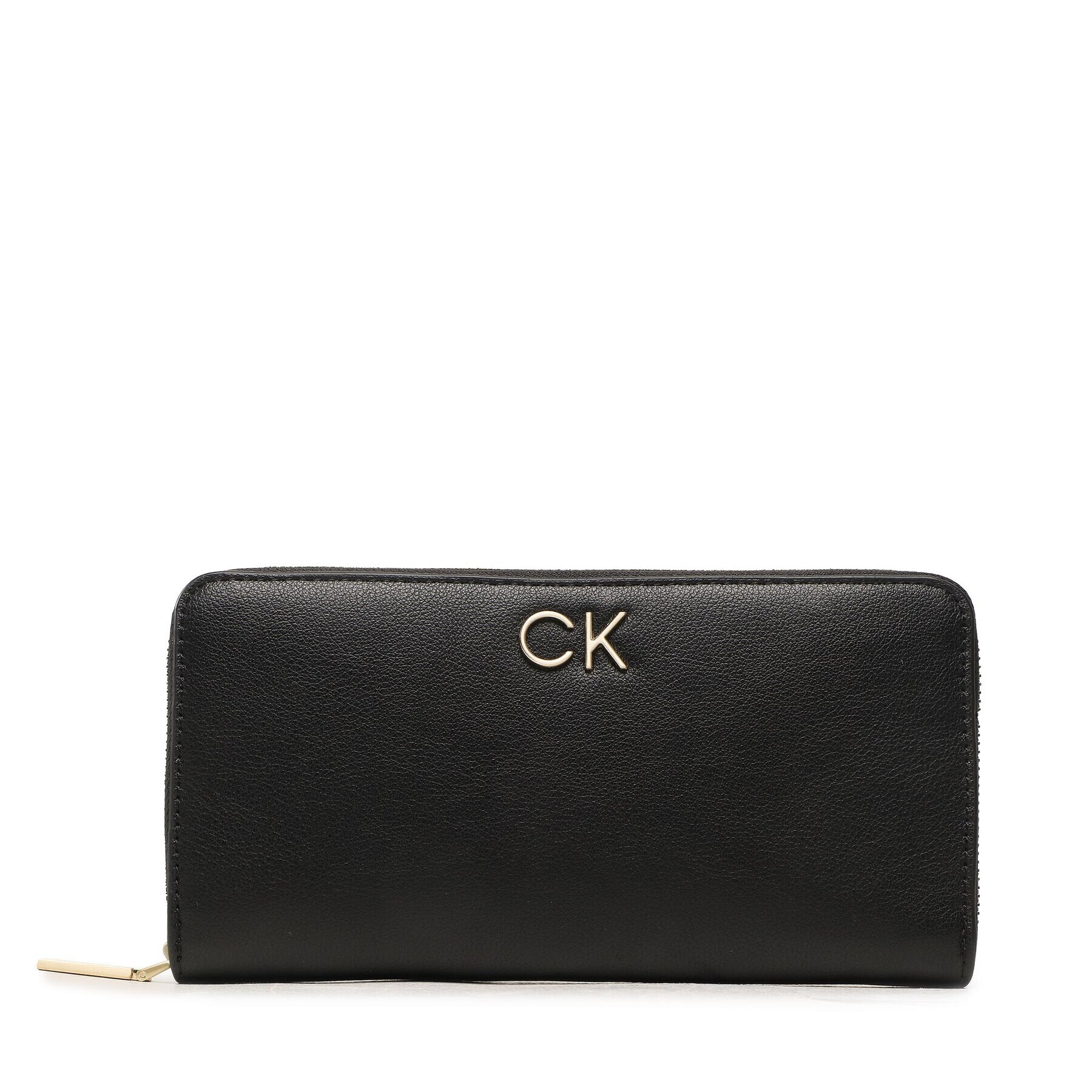 Calvin Klein Portofel Mare de Damă Re-Lock Z/A Wallet Lg Pbl K60K610967 Negru - Pled.ro