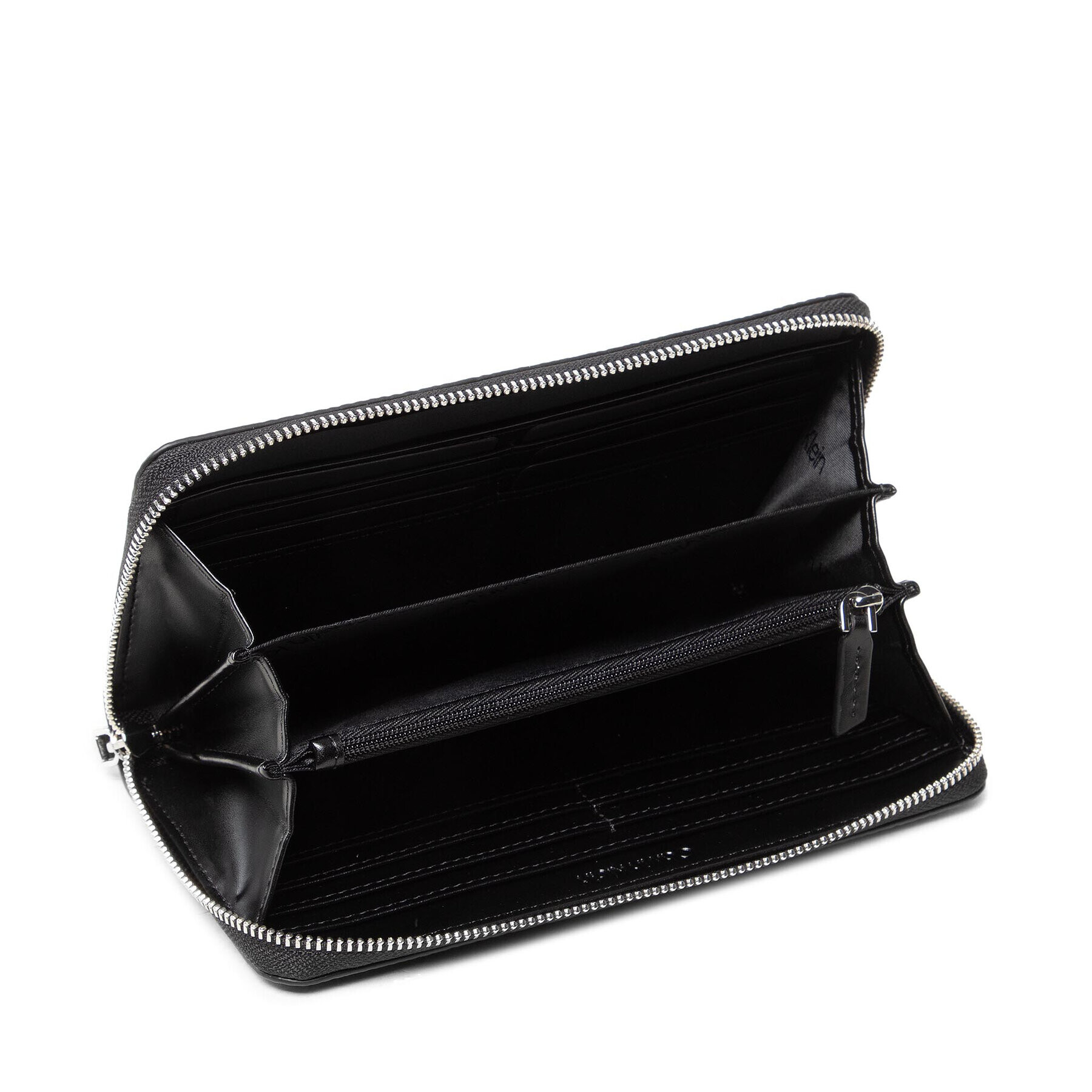 Calvin Klein Portofel Mare de Damă Soft Neat Z/A Wallet Lg K60K607177 Negru - Pled.ro