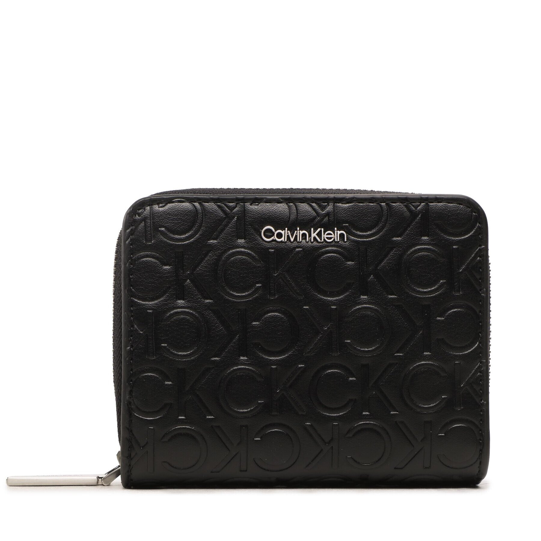 Calvin Klein Portofel Mic de Damă Ck Must Wallet W/Flap Md-Emb Mn K60K610950 Negru - Pled.ro